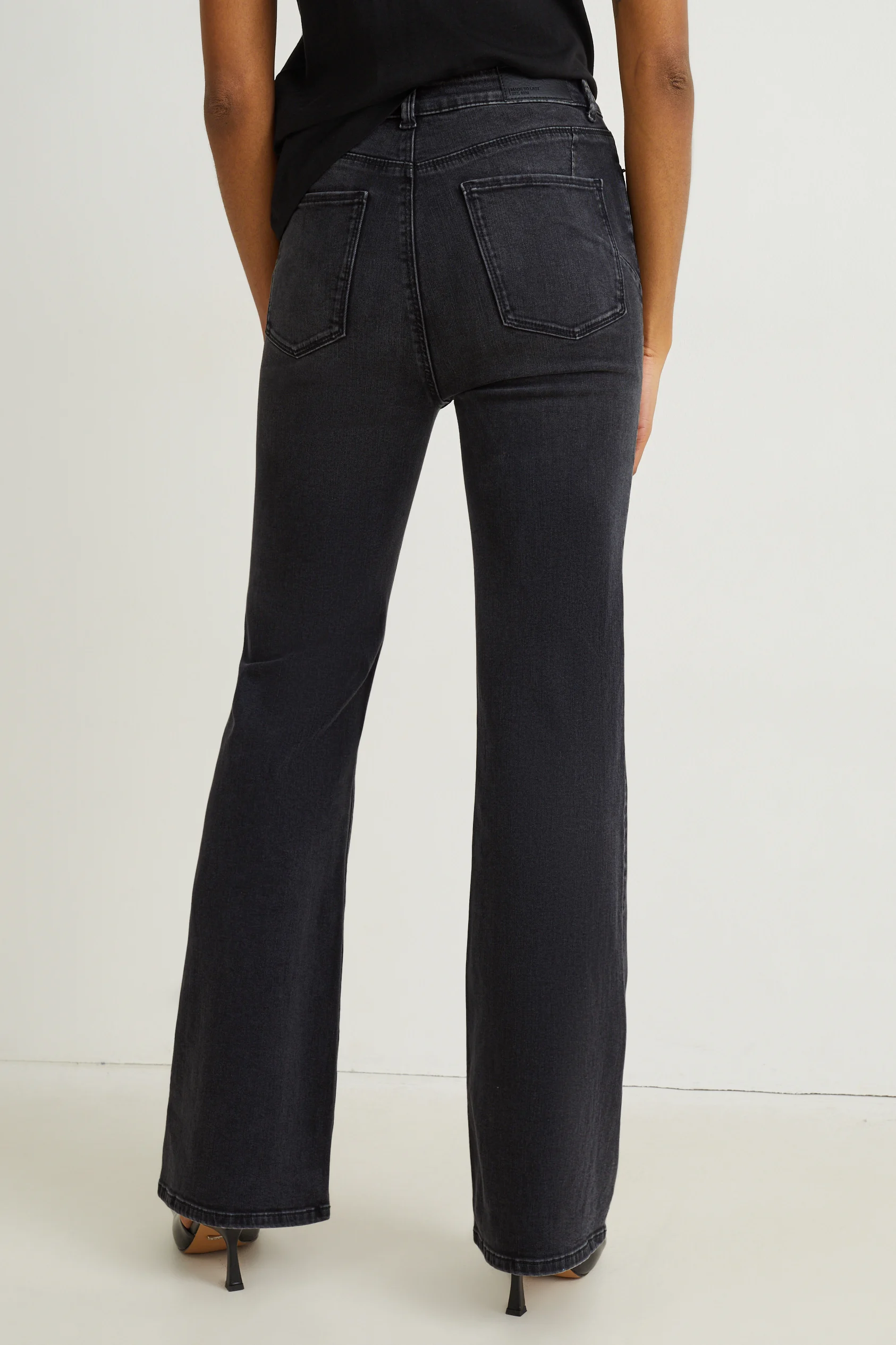 Flared jeans - high waist - shaping jeans - LYCRA?