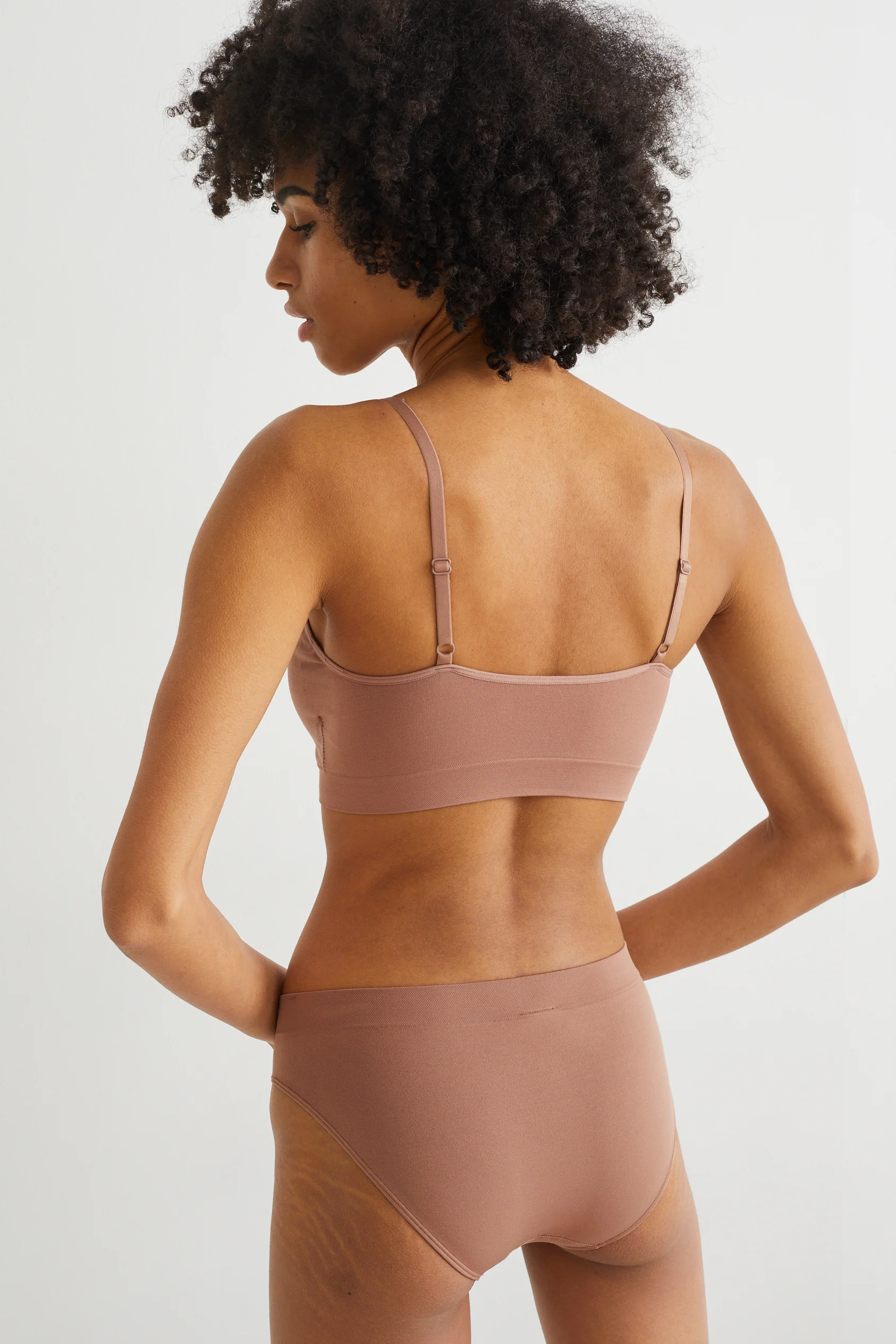 Crop top - padded - seamless