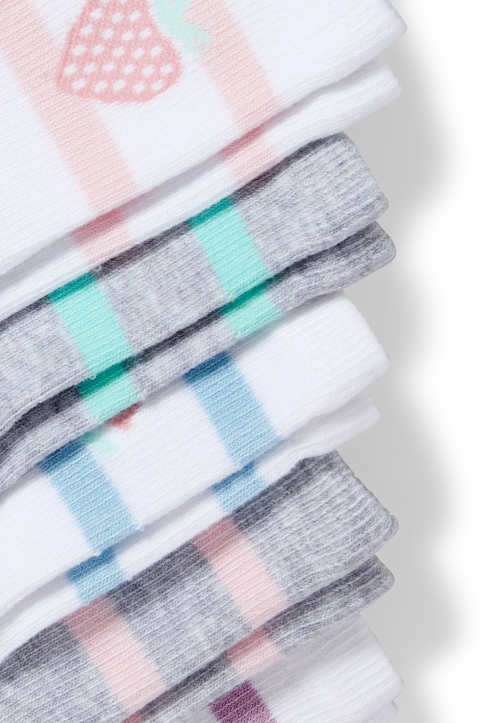 Multipack 5er - fruit and stripes - socks with motif