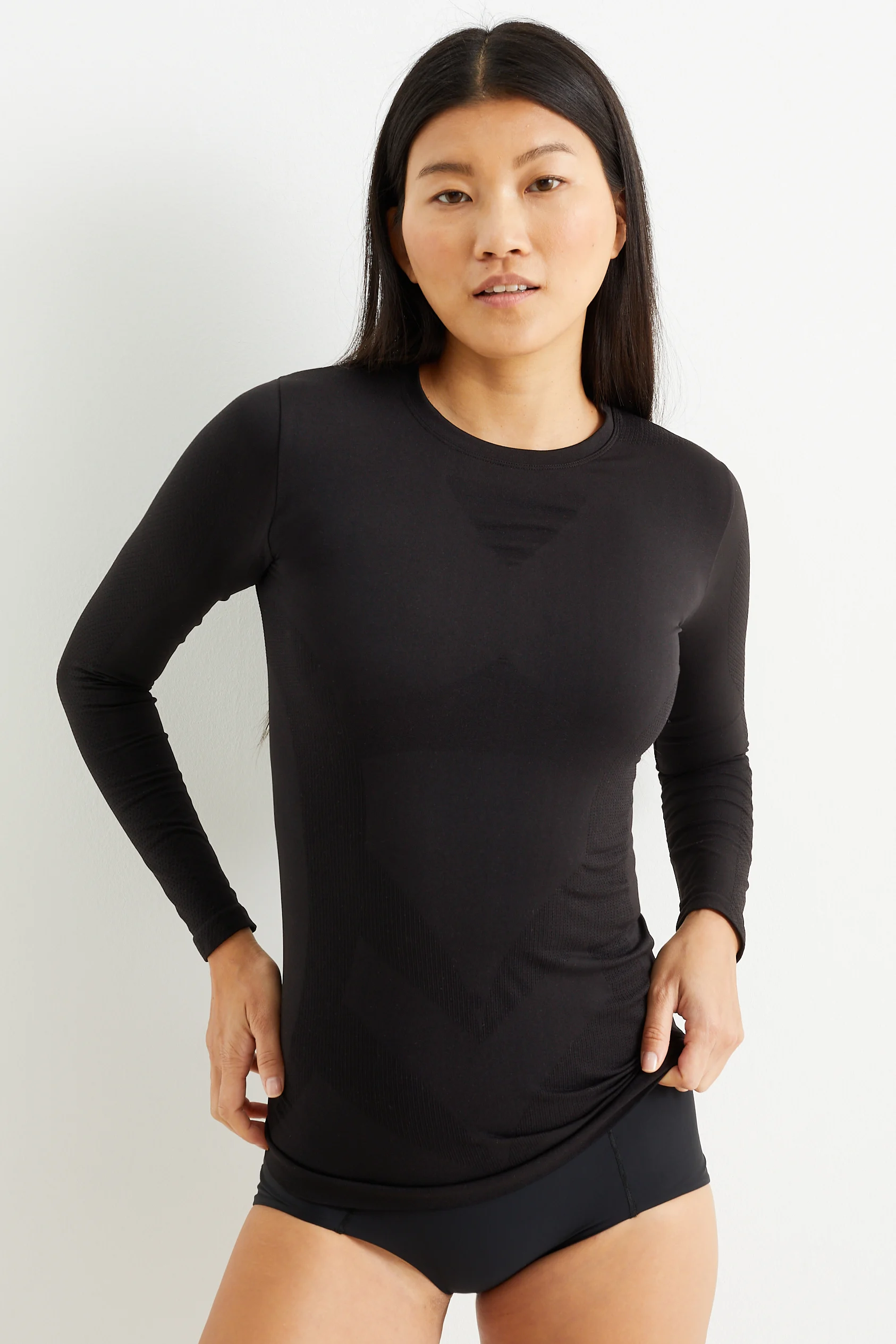Ski base layer top