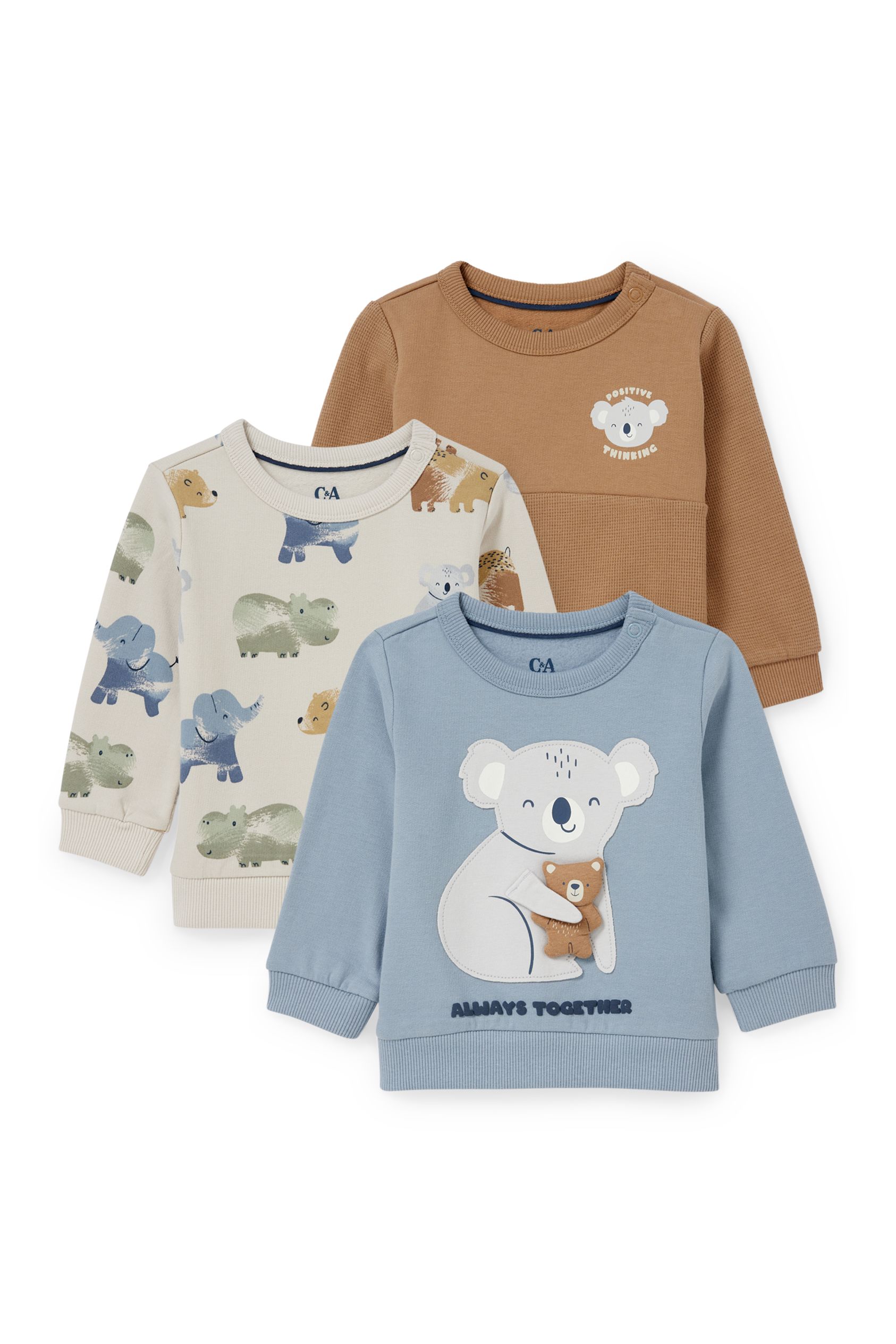 Multipack of 3 - baby sweatshirt