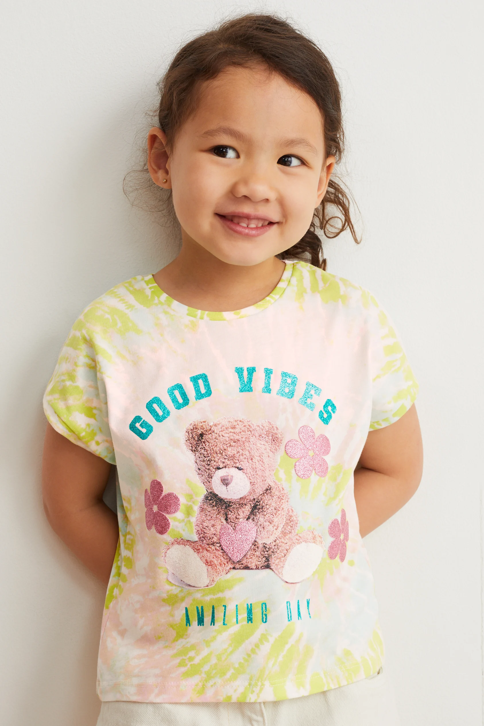 Short sleeve T-shirt - patterned