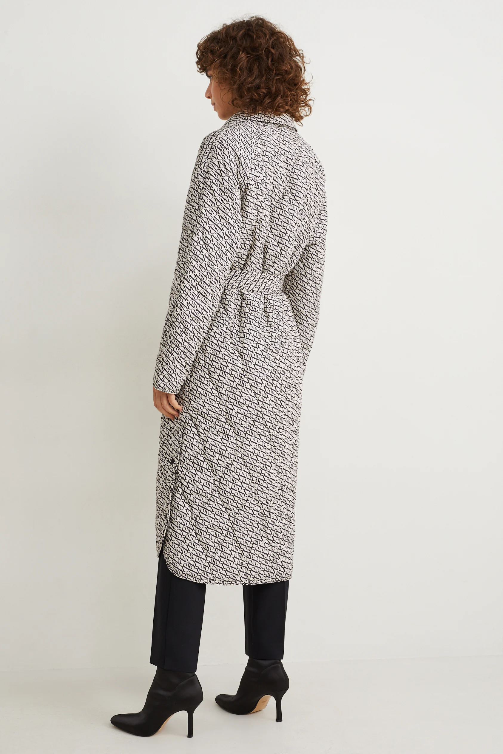 Quilted coat - patterned