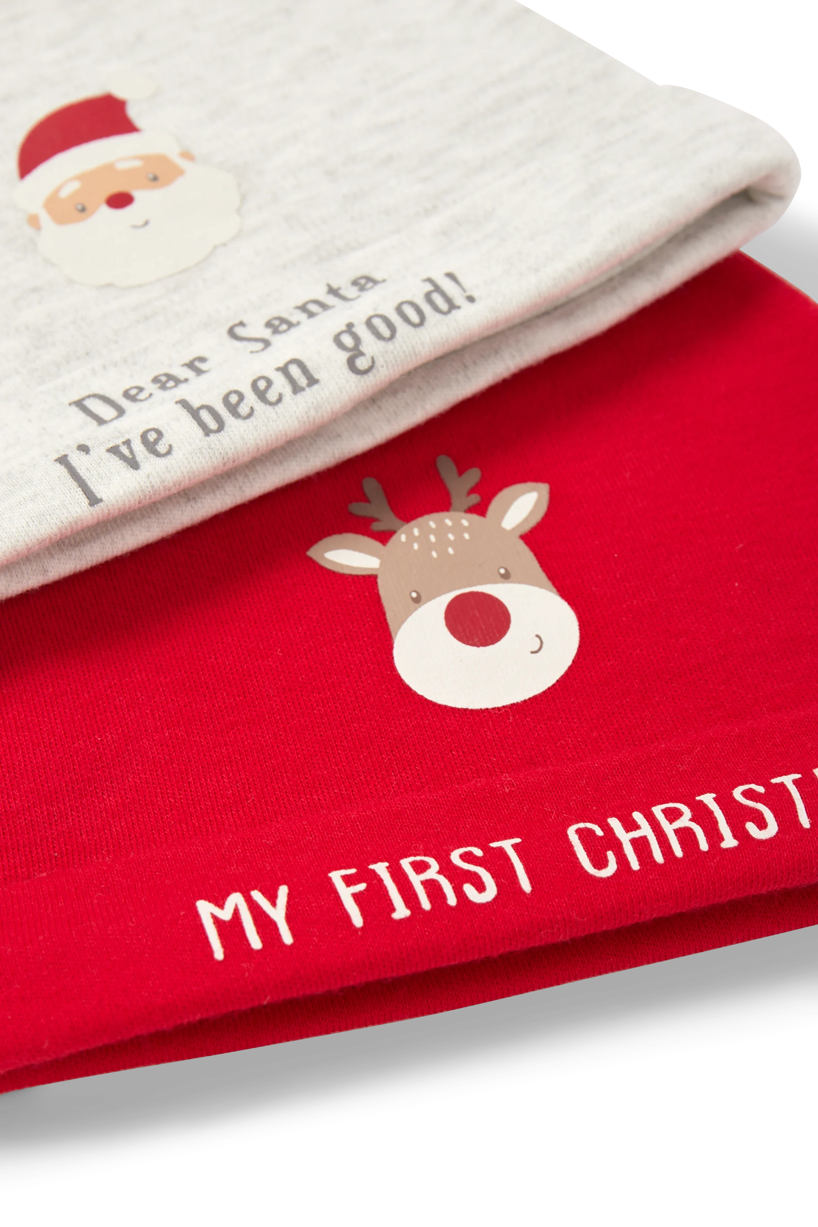 Multipack of 2 - newborn Christmas hat