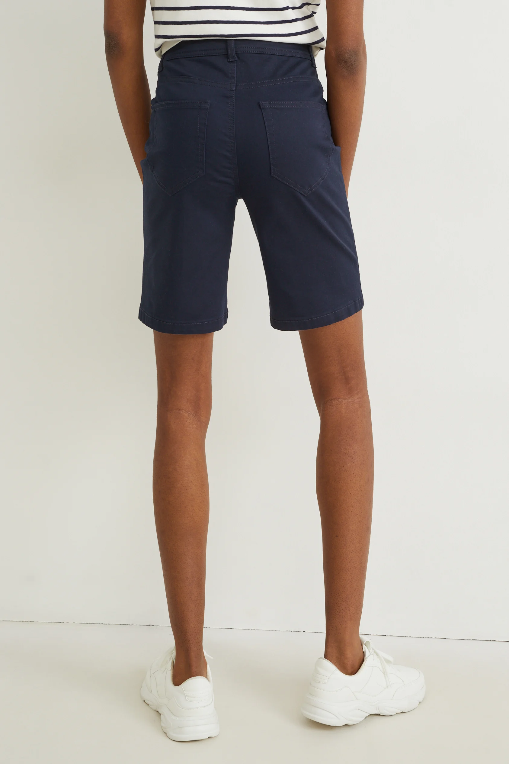Bermuda shorts - high waist