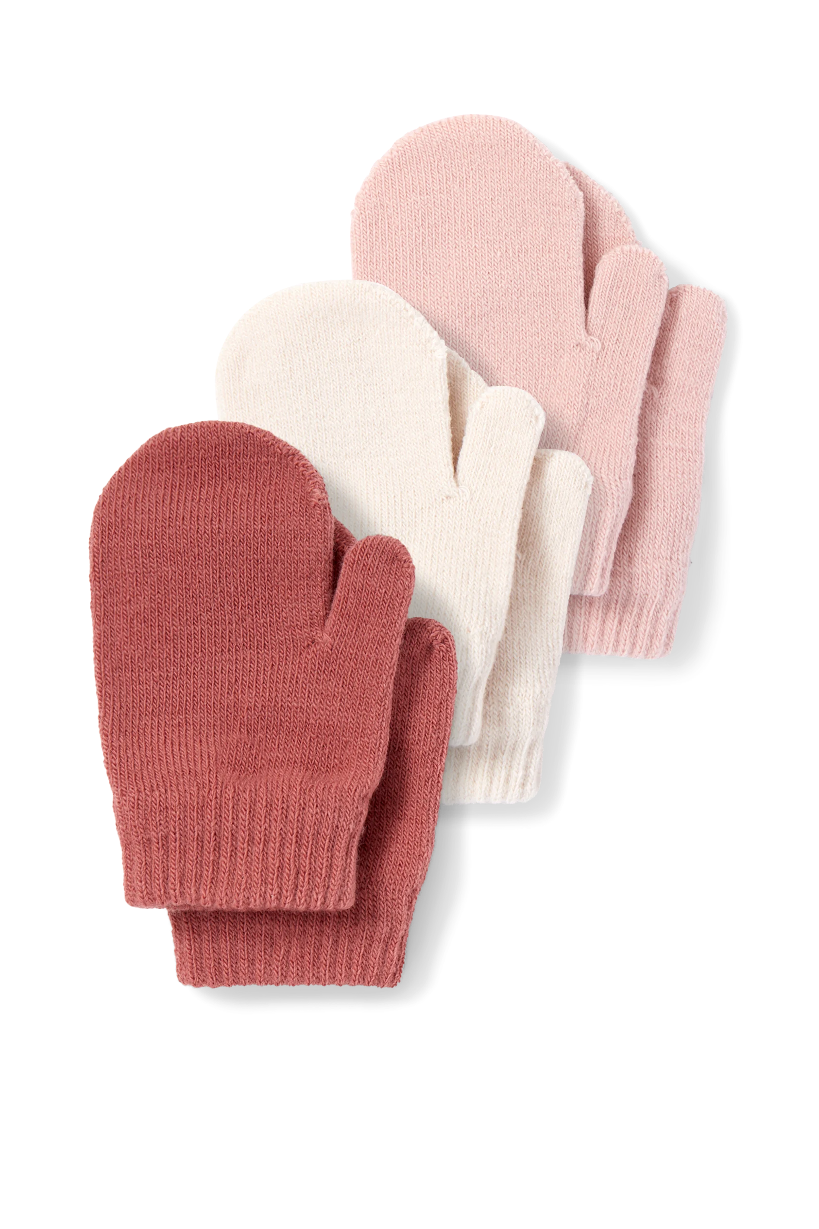 Multipack of 3 - baby mittens