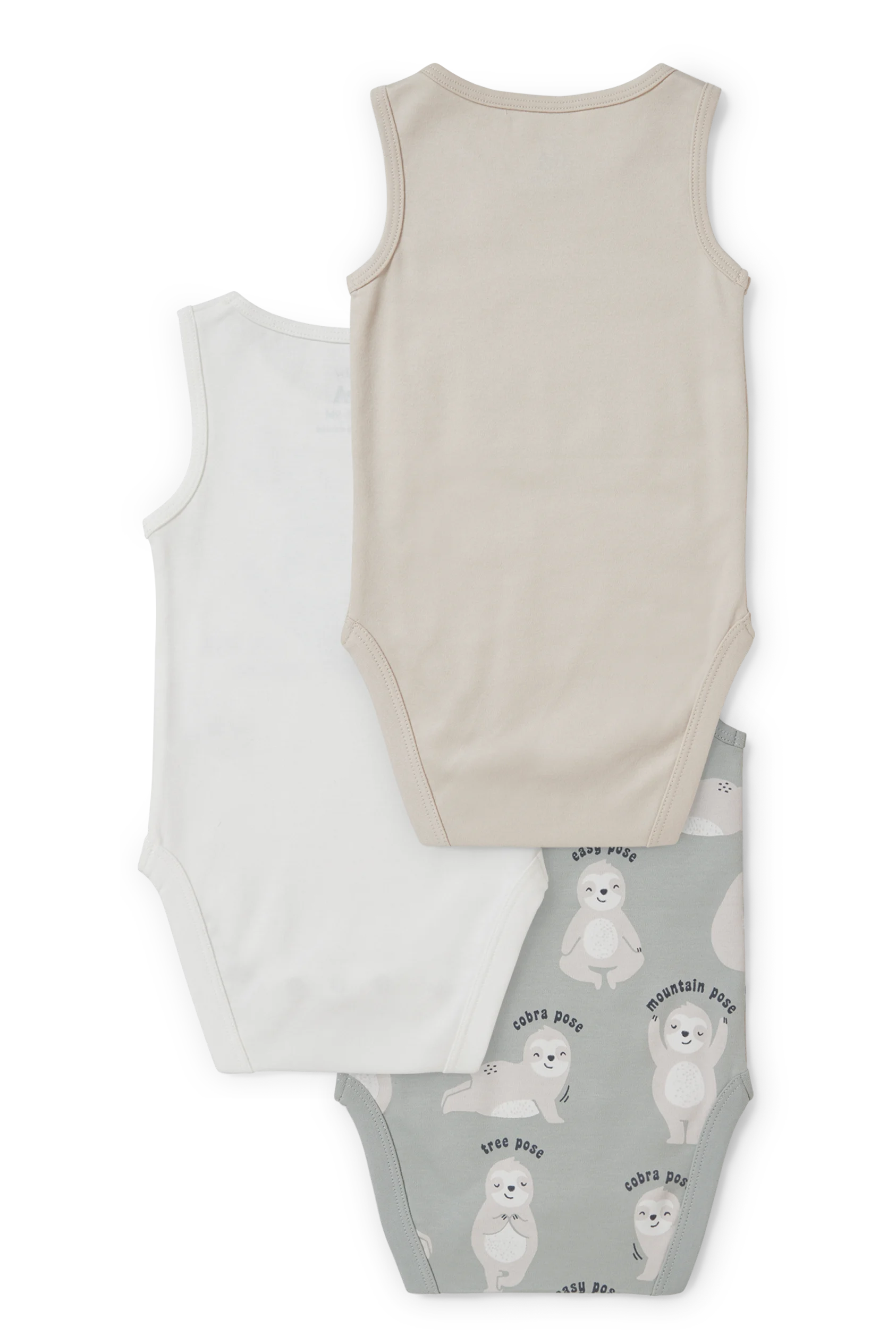 Multipack of 3 - baby bodysuit