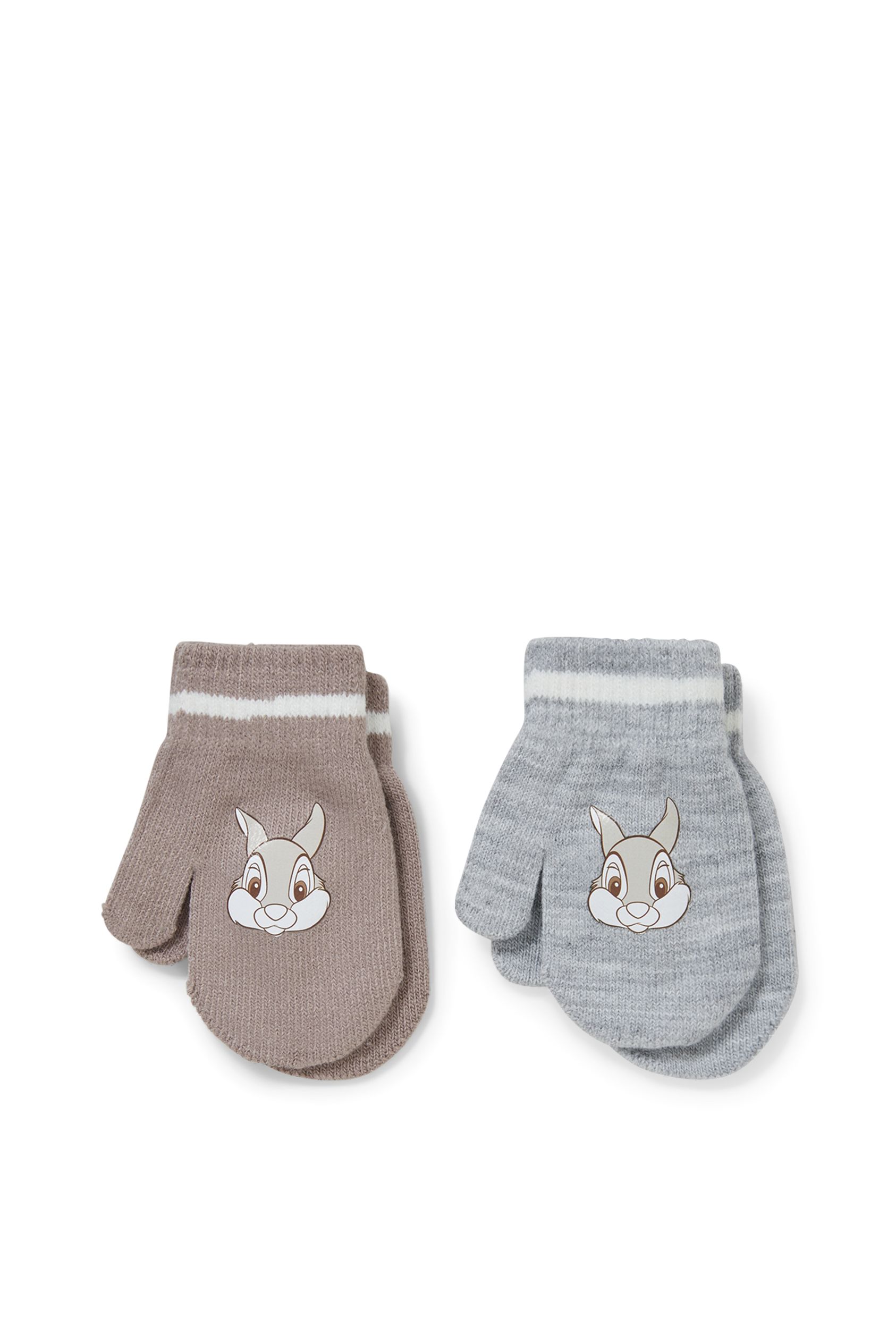 Multipack of 2 - Bambi - baby mittens