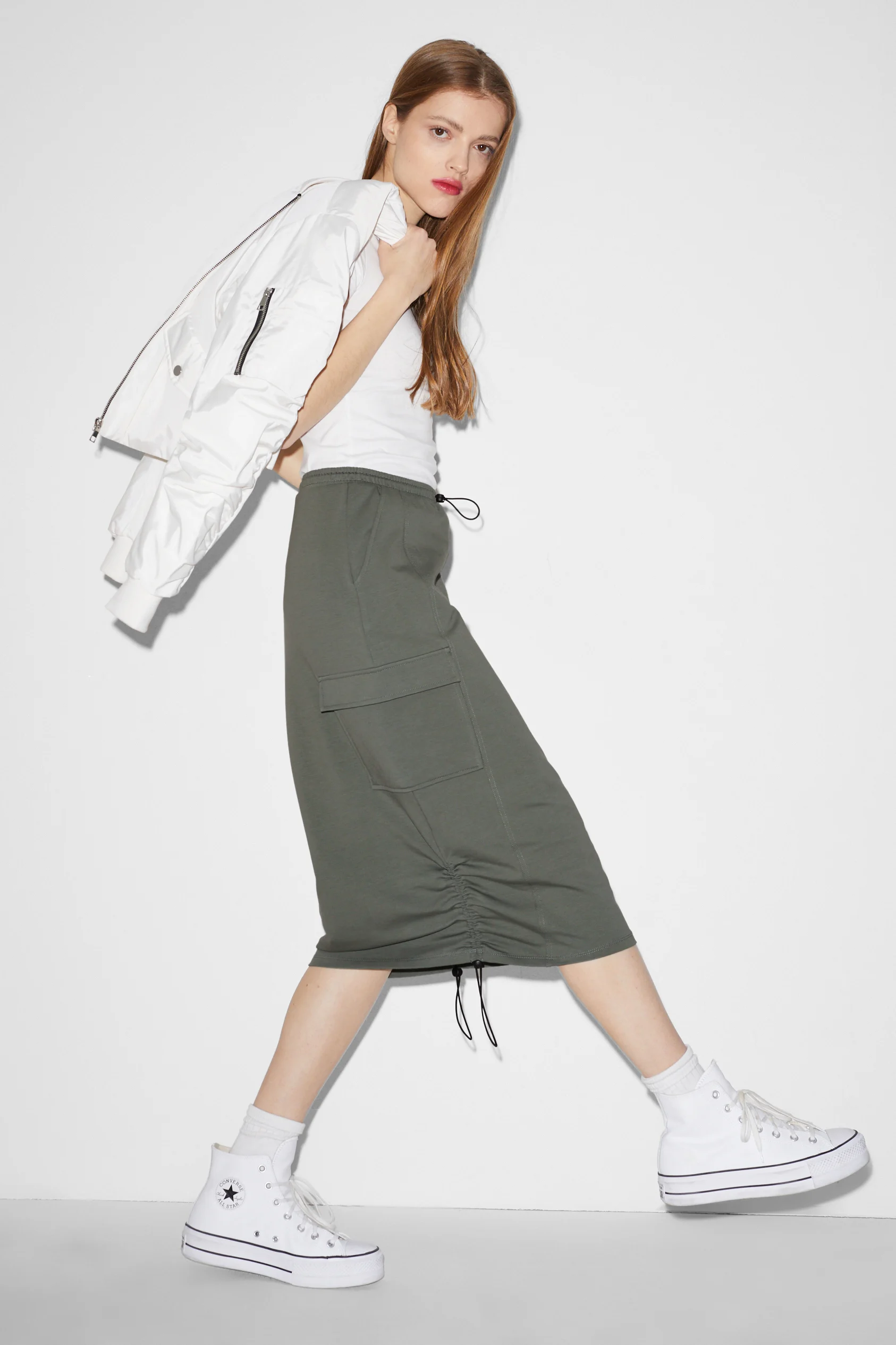 CLOCKHOUSE - cargo skirt