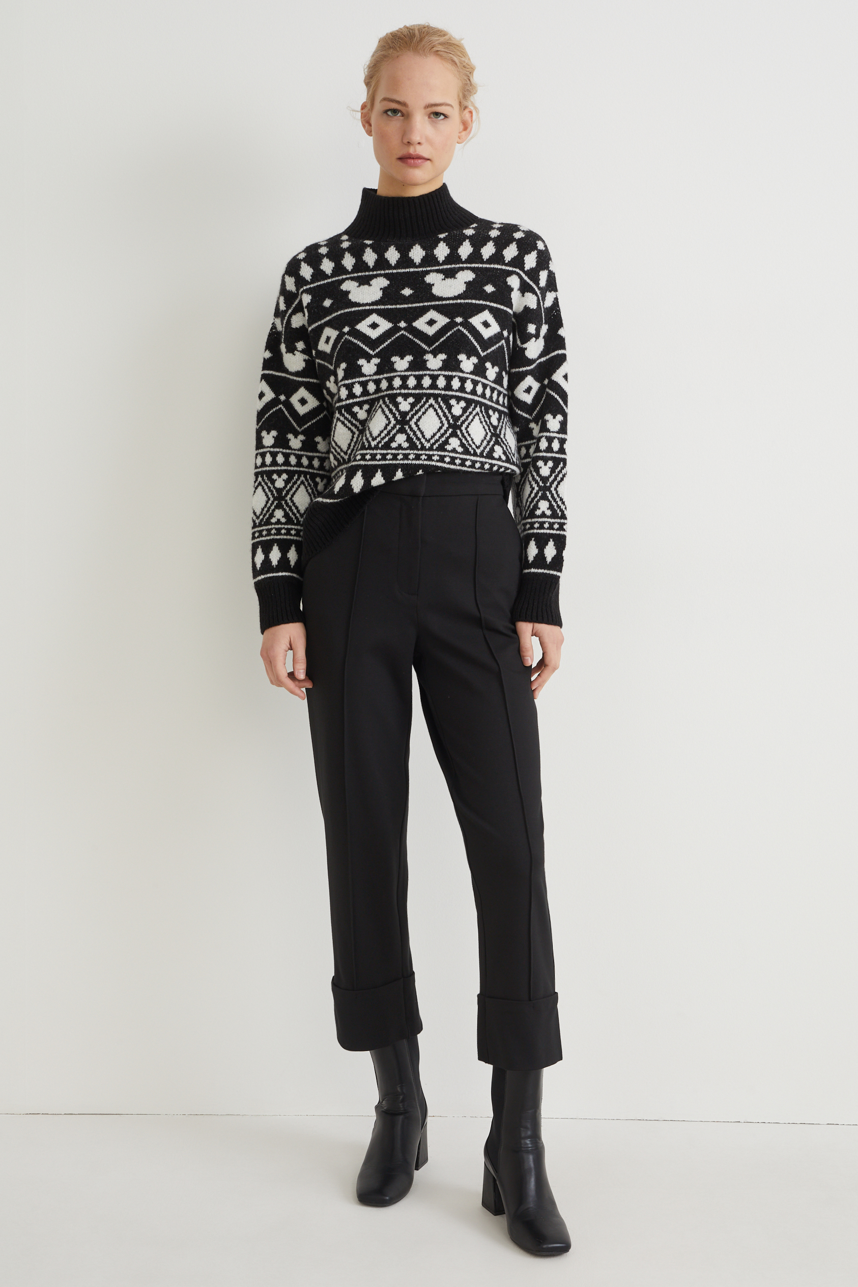 Jersey trousers - tapered fit