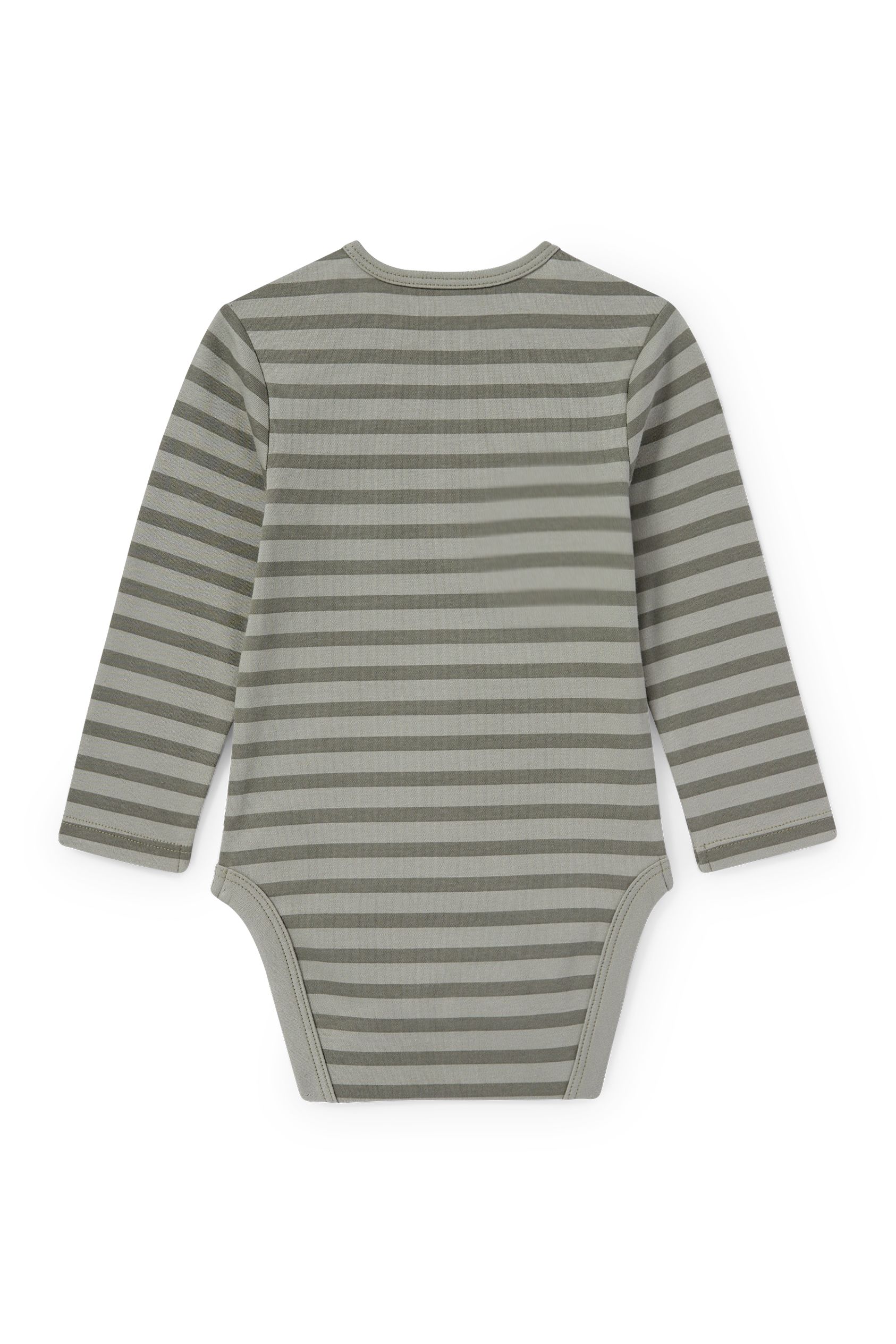 Raccoon - baby bodysuit - striped