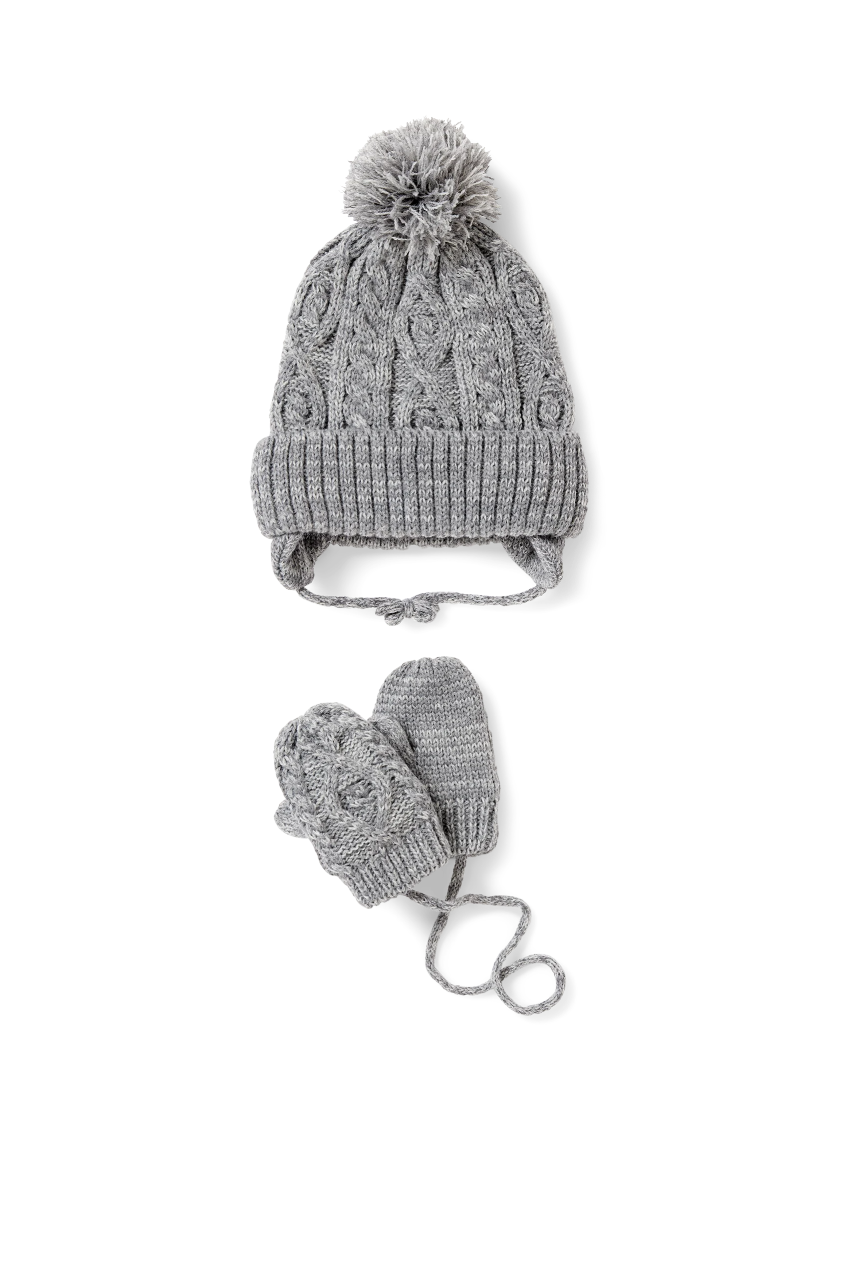 Set - baby hat and mittens - 2 piece