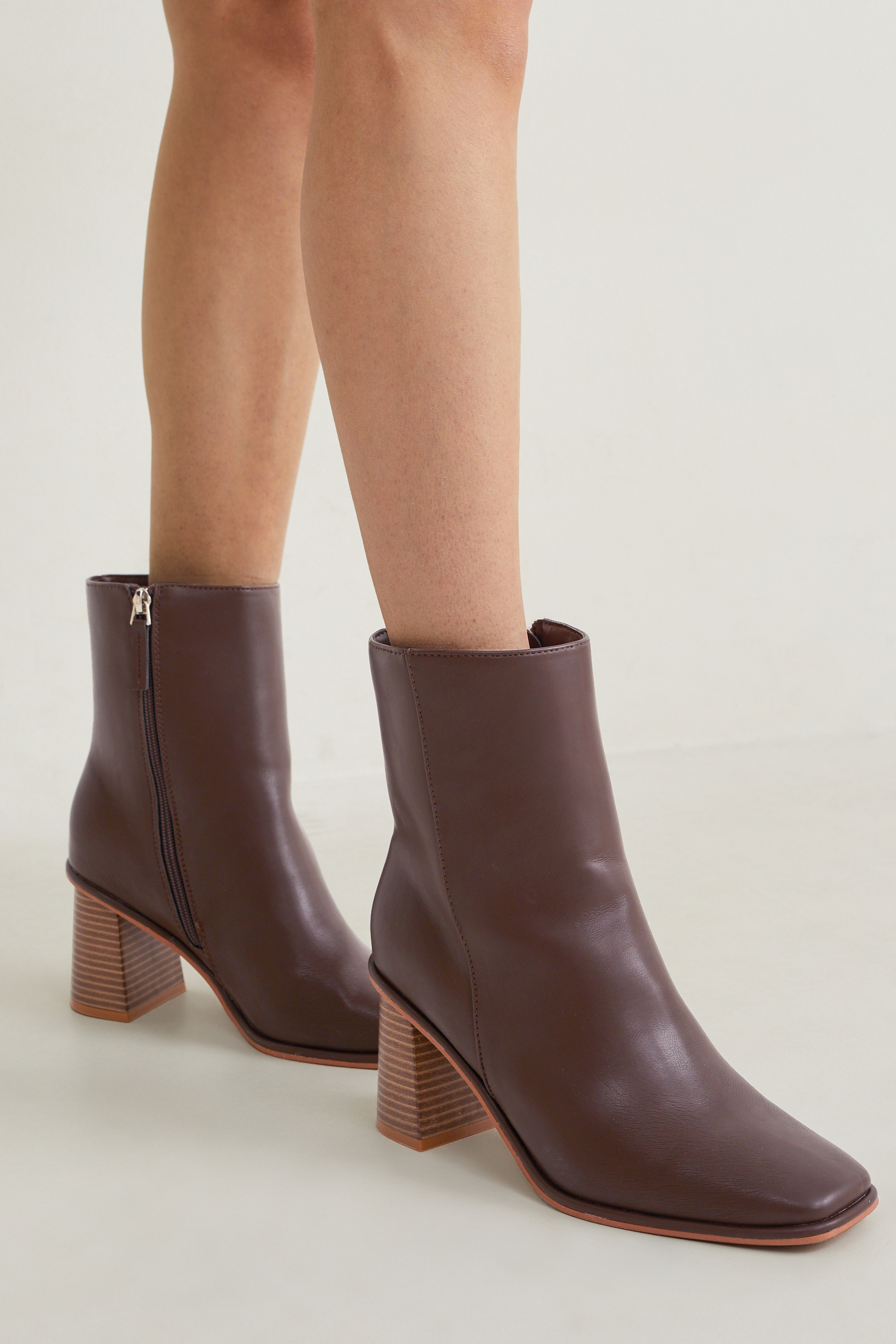 Ankle boots - faux leather