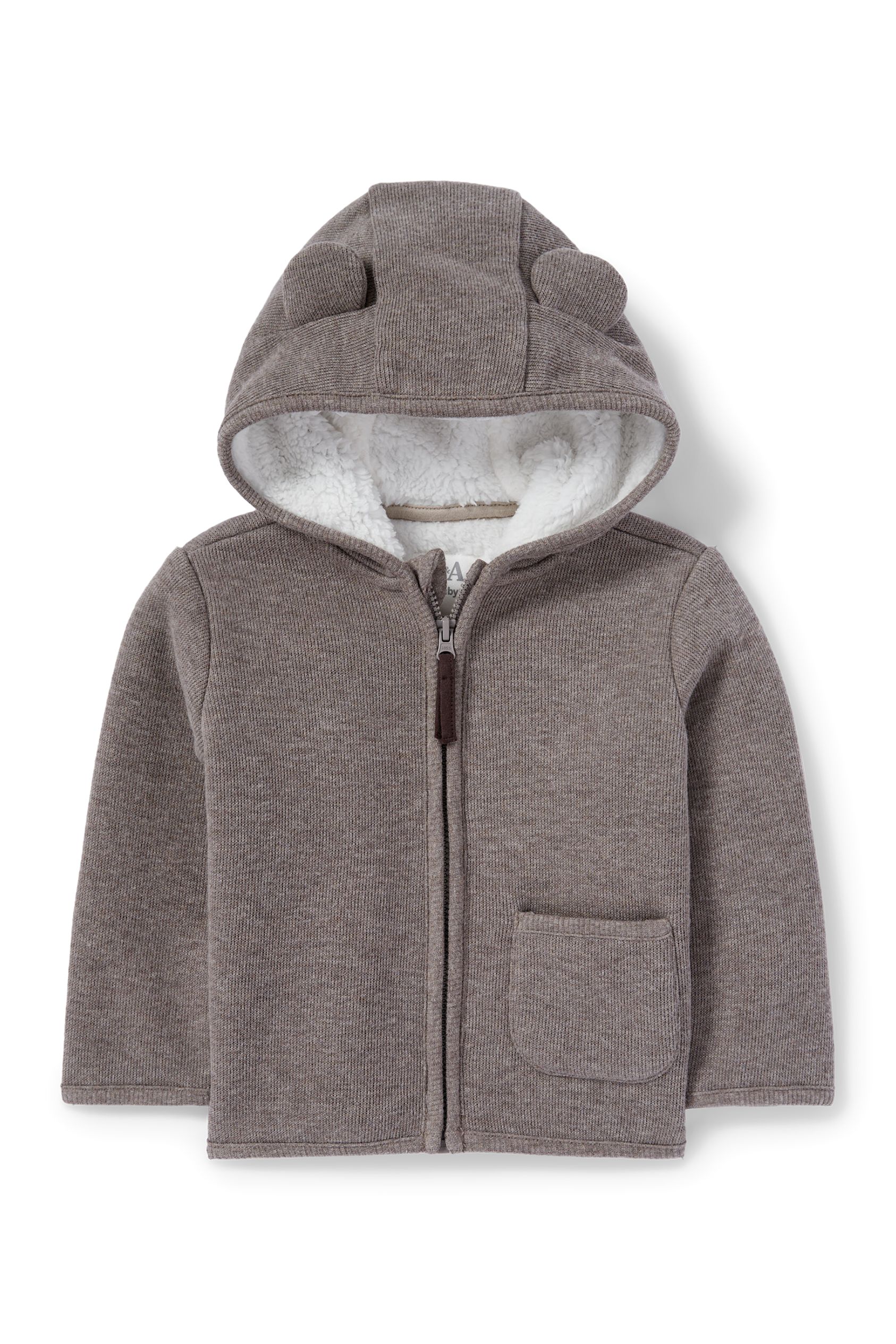 Baby thermal jacket with hood