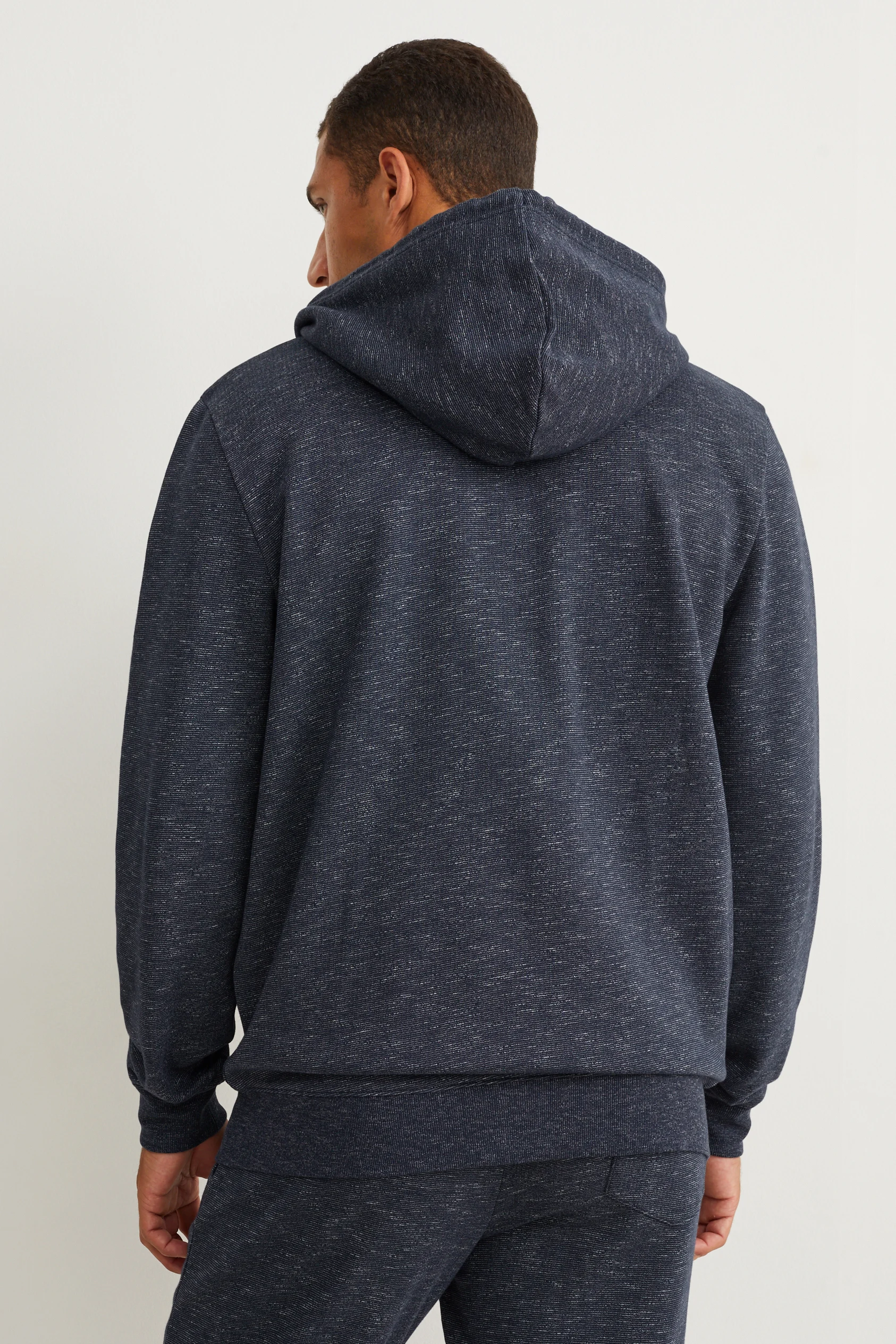 Zip-through hoodie