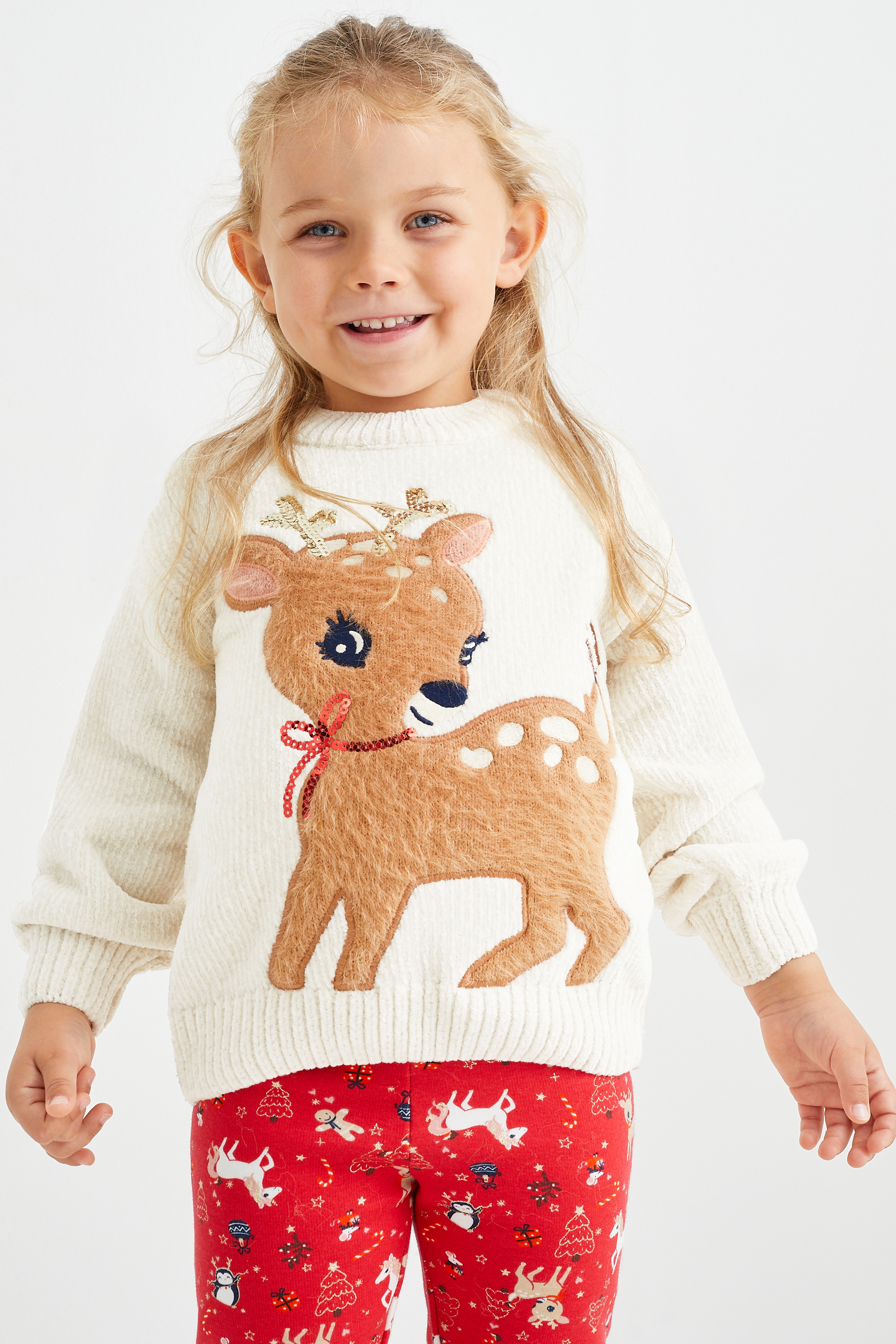 Christmas chenille jumper