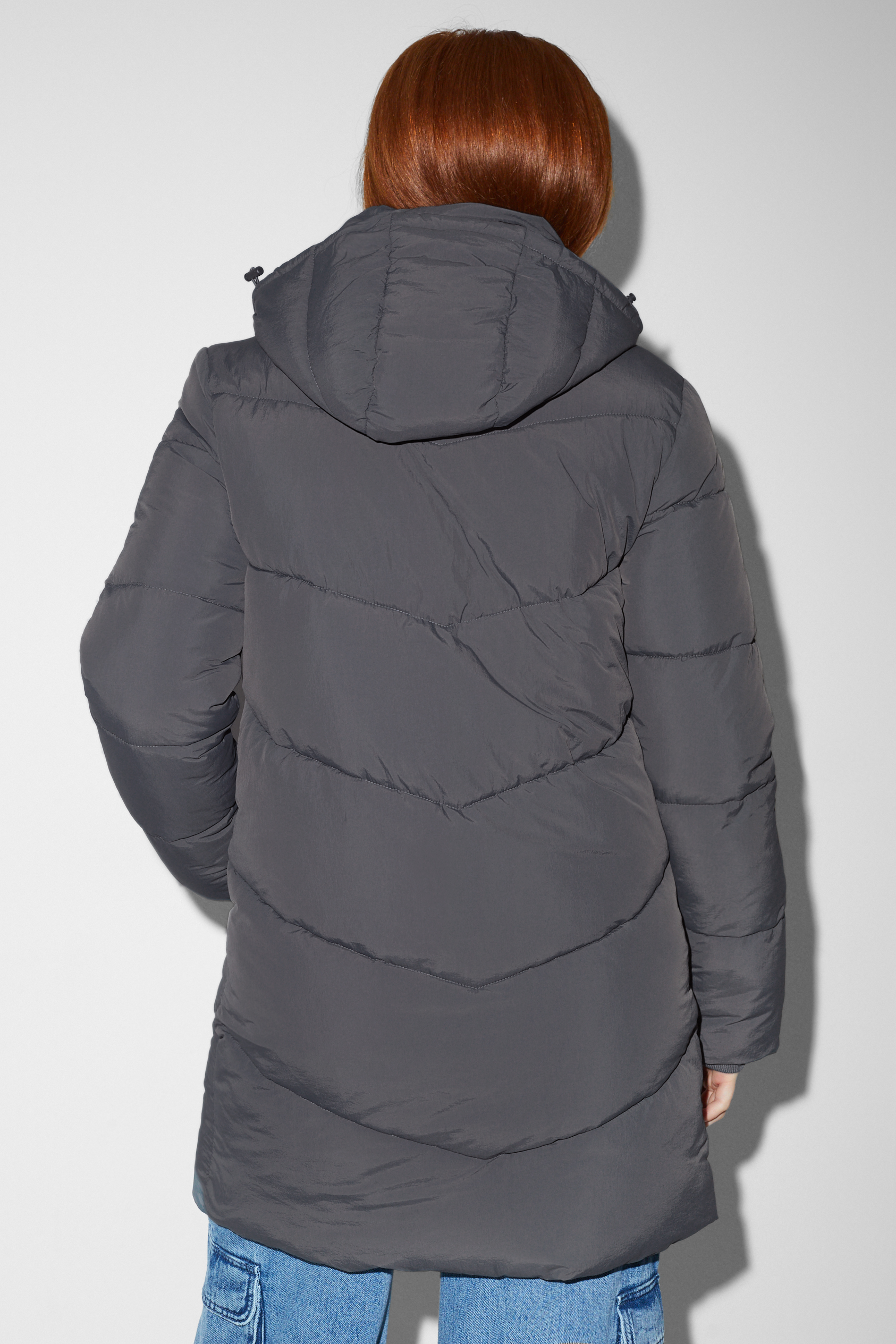 CLOCKHOUSE - quilted coat with hood
