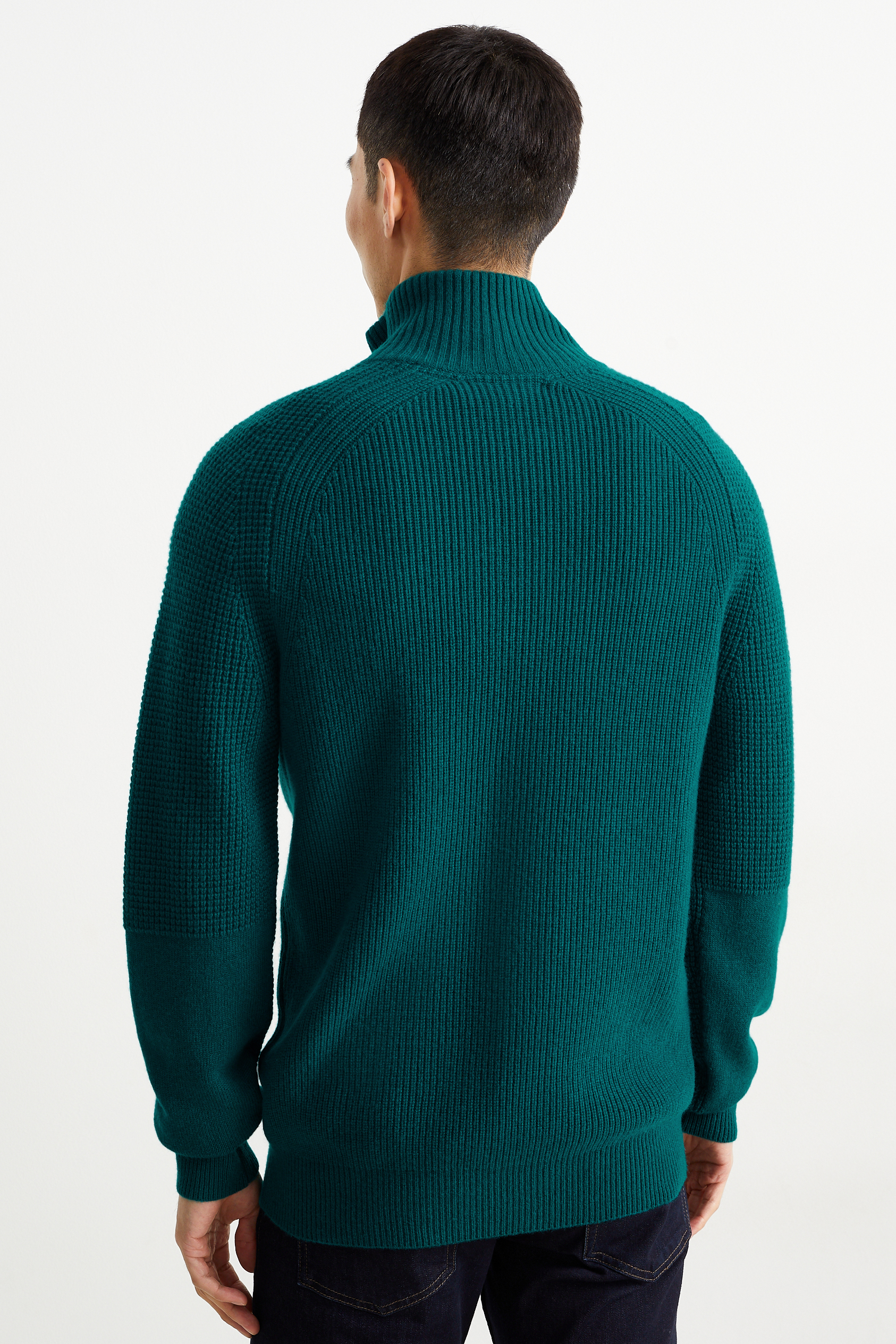 Jumper with cashmere - wool blend