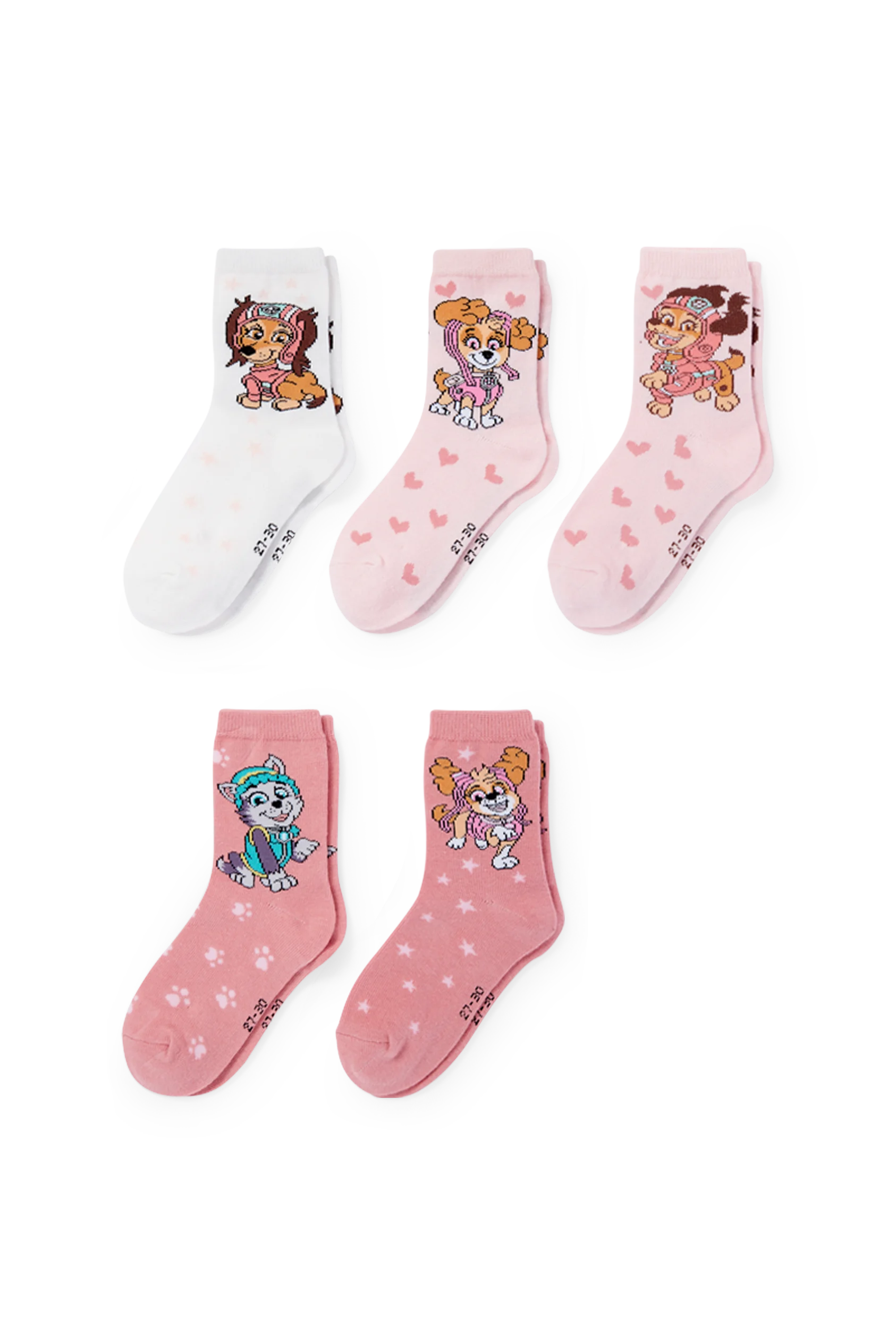 Multipack of 5 - PAW Patrol - socks with motif
