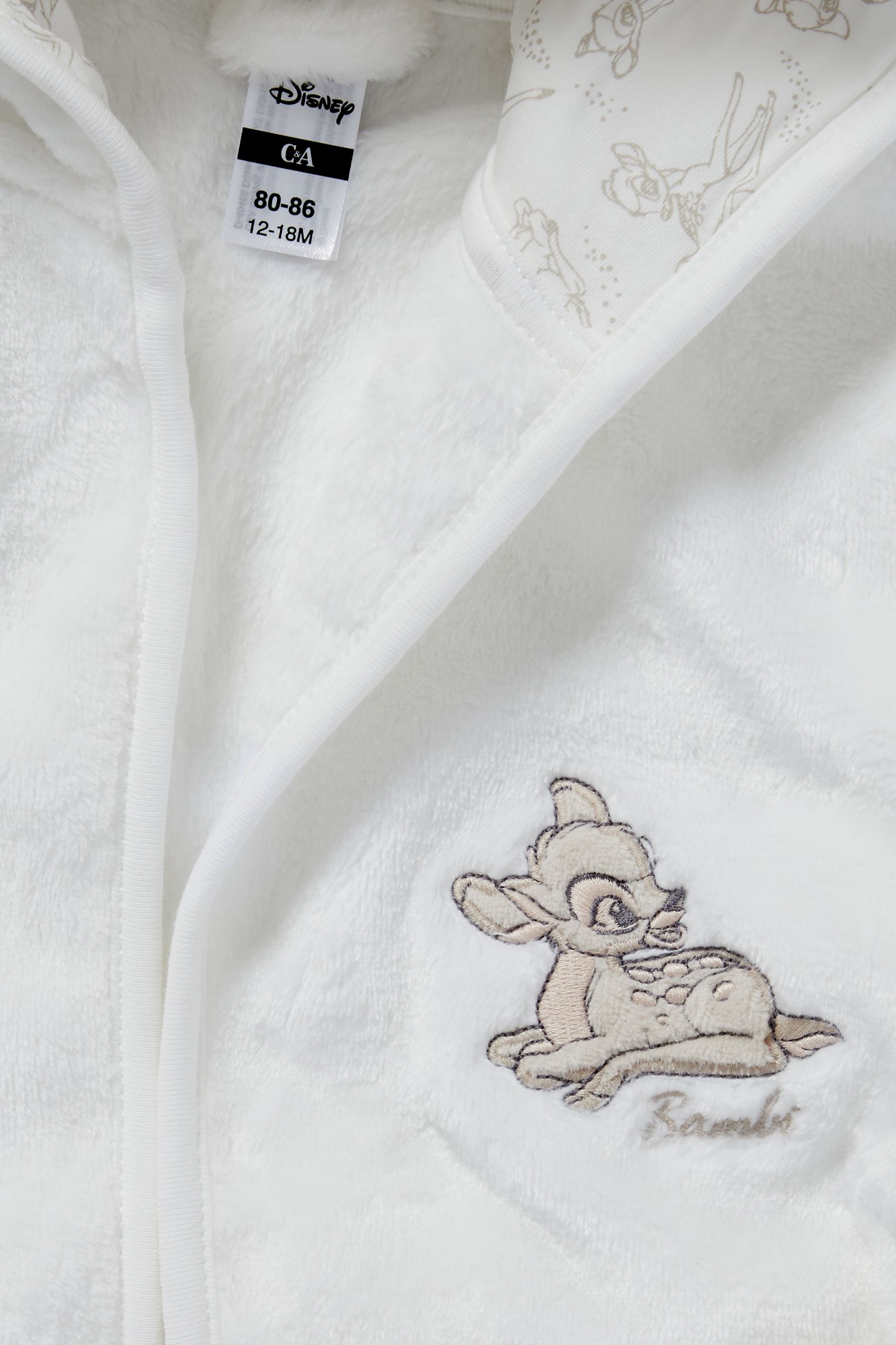 Bambi - baby bathrobe with hood