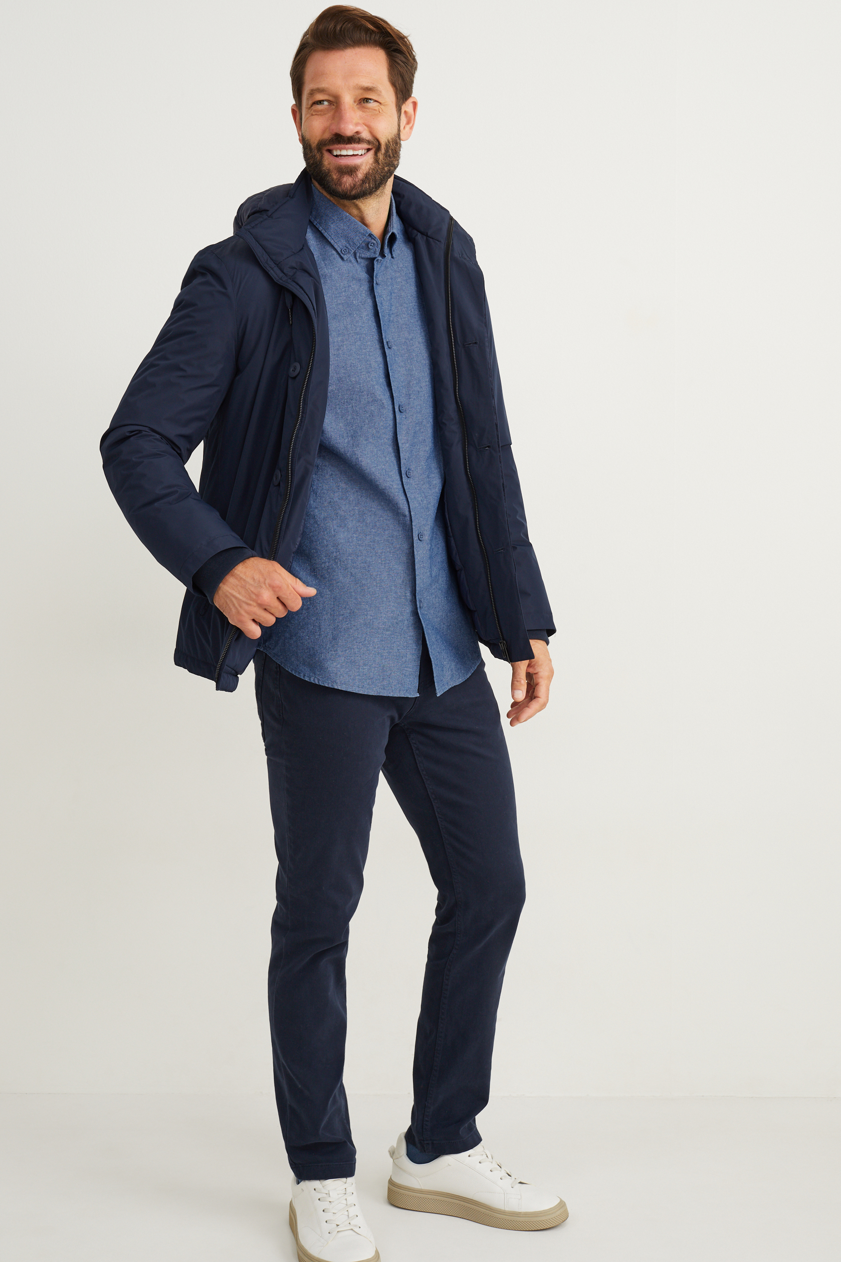 Shirt - regular fit - button-down collar