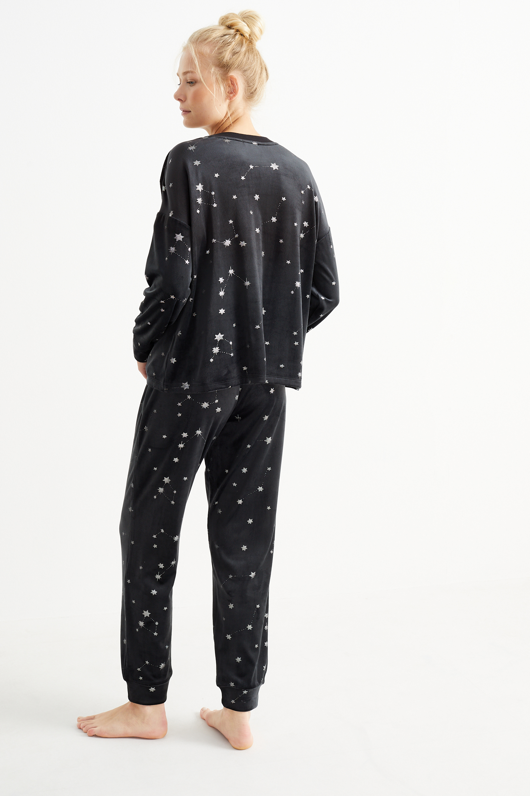 Christmas winter pyjamas - shiny