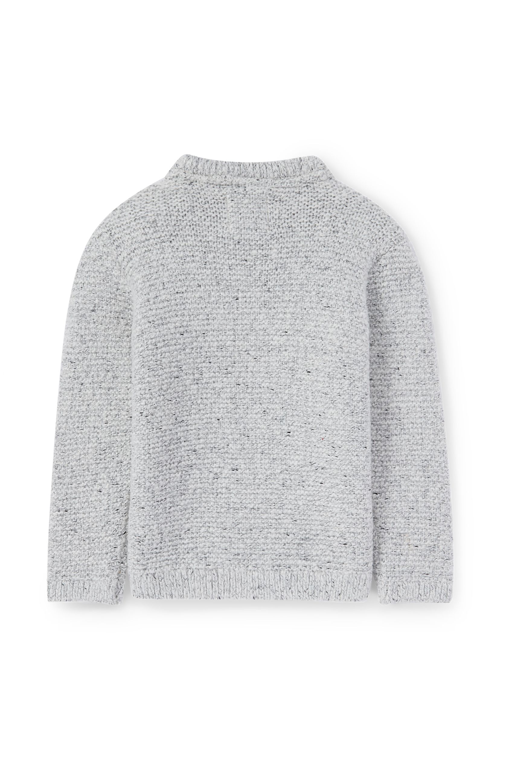 Father Christmas and Rudolph - baby Christmas jumper