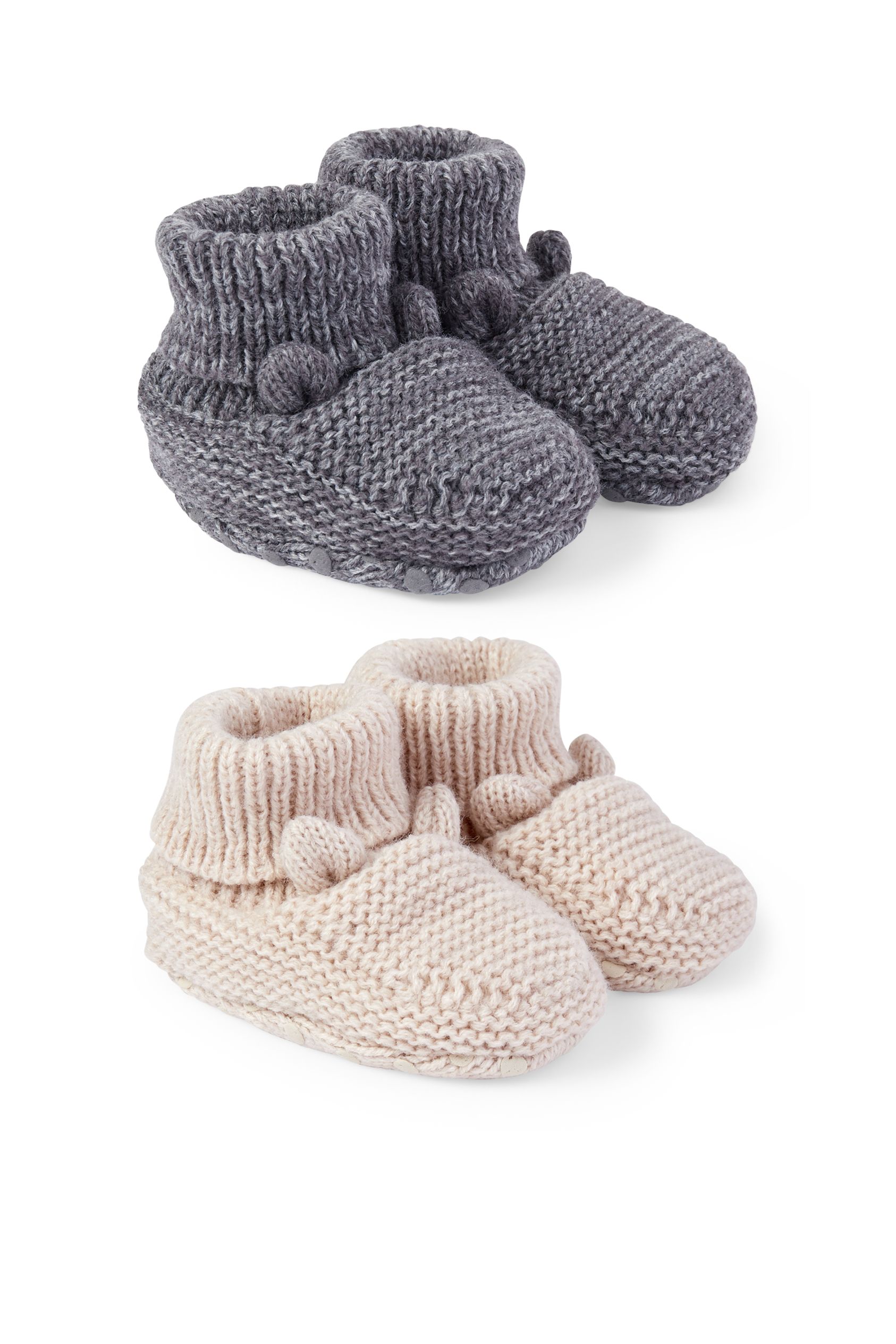 Multipack of 2 - baby booties