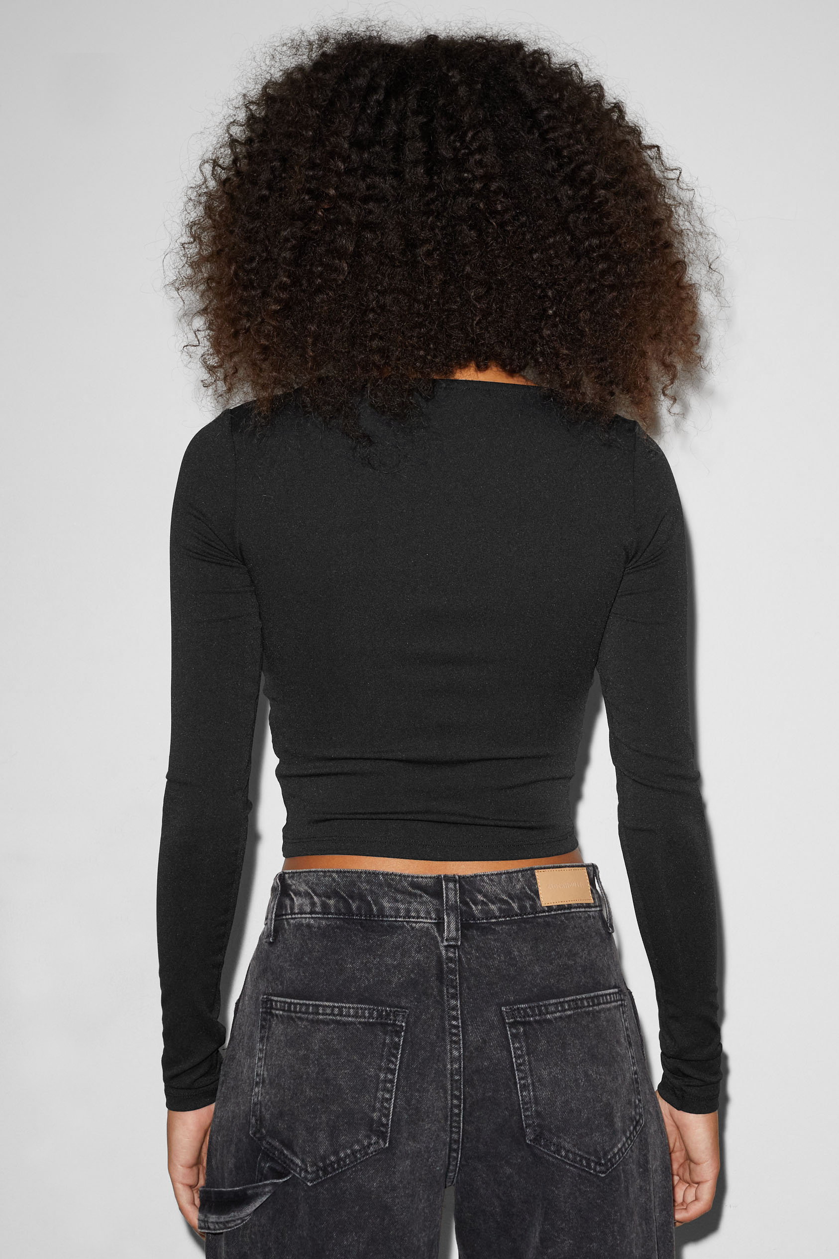 CLOCKHOUSE - cropped long sleeve top