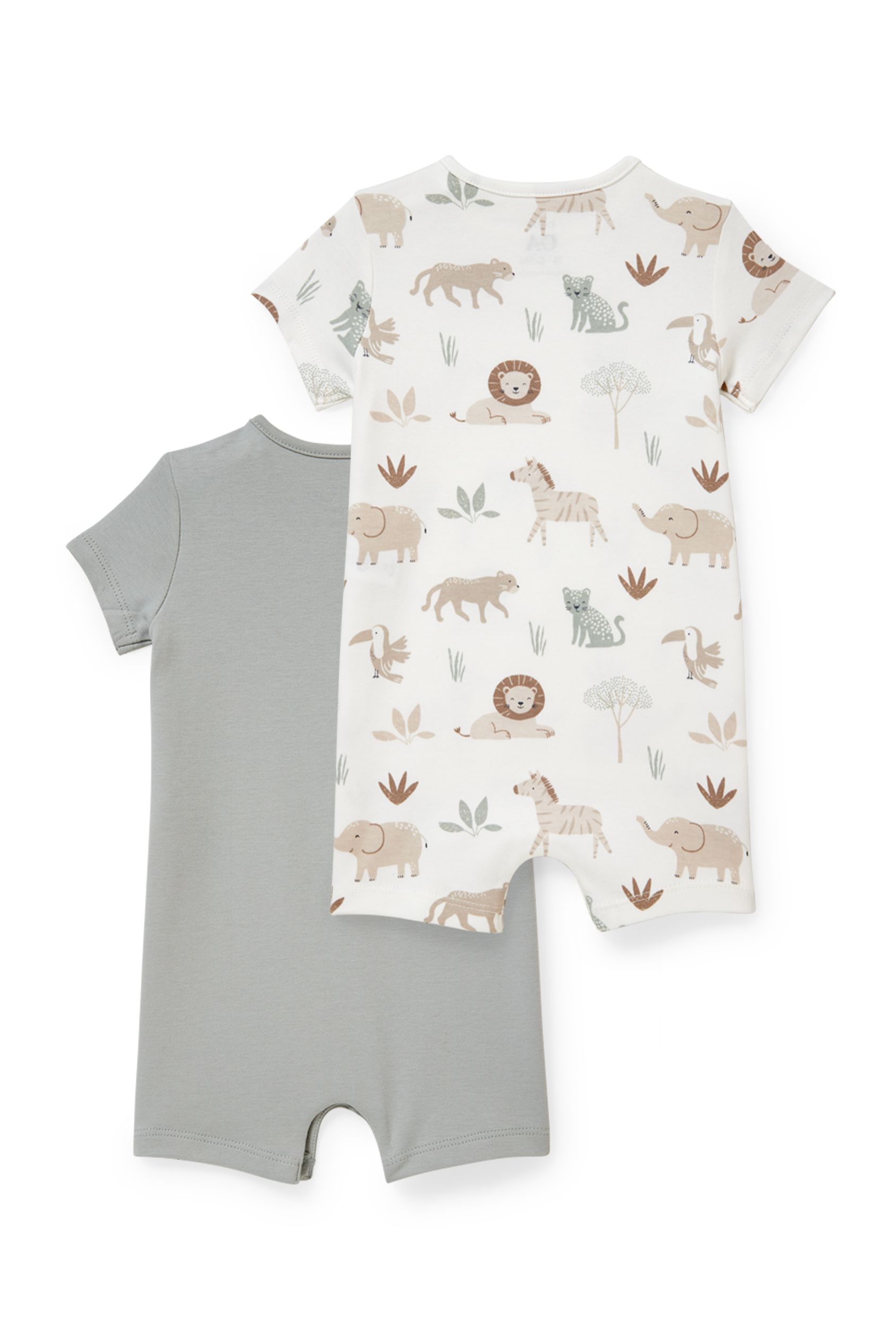Multipack of 2 - baby sleepsuit