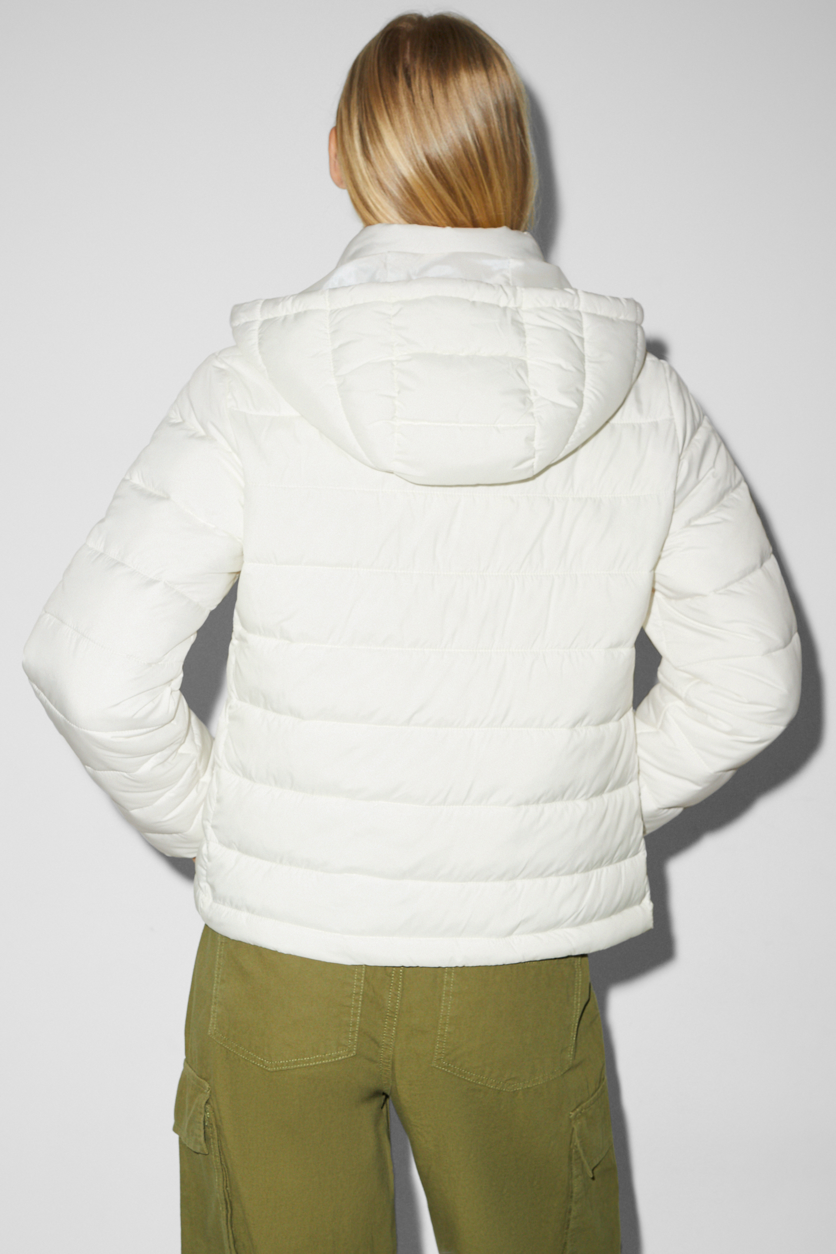 CLOCKHOUSE - quilted jacket with hood
