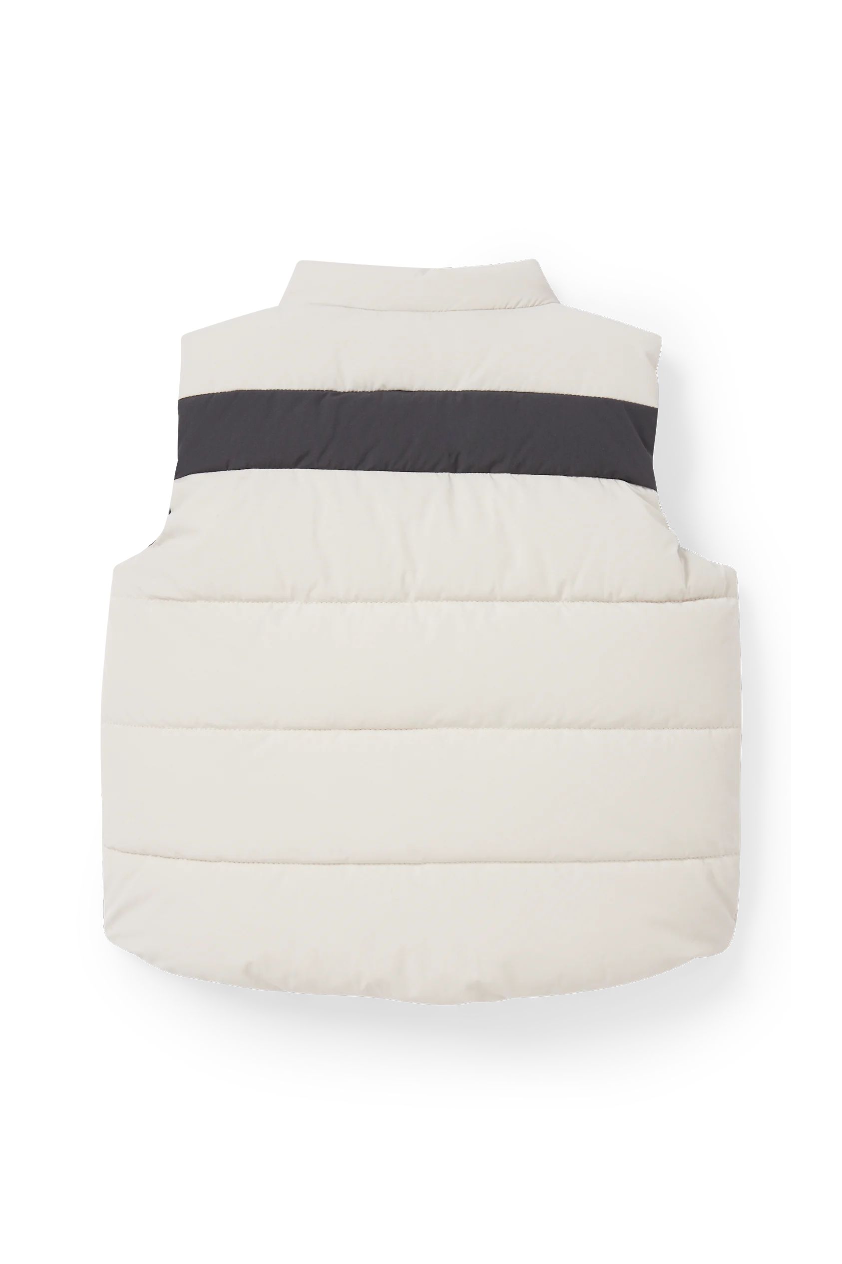Reversible baby quilted gilet