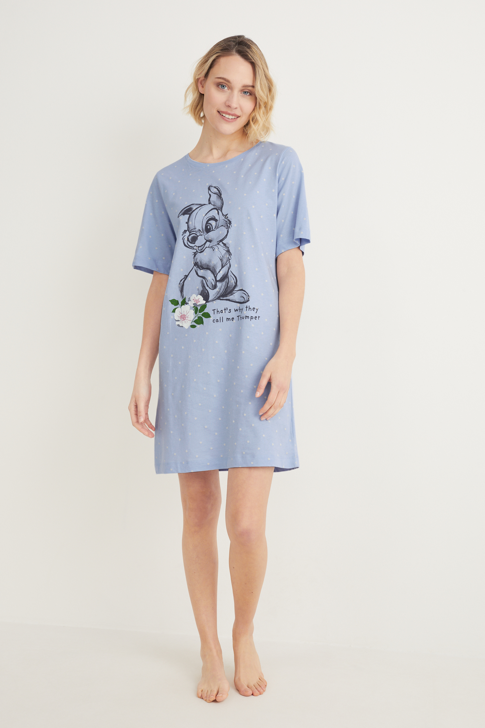 Nightshirt - polka dot - Bambi