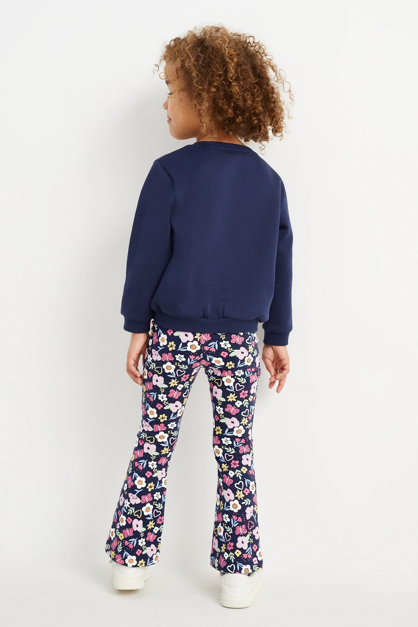 Rainbow - set - sweatshirt and flared leggings - 2 piece