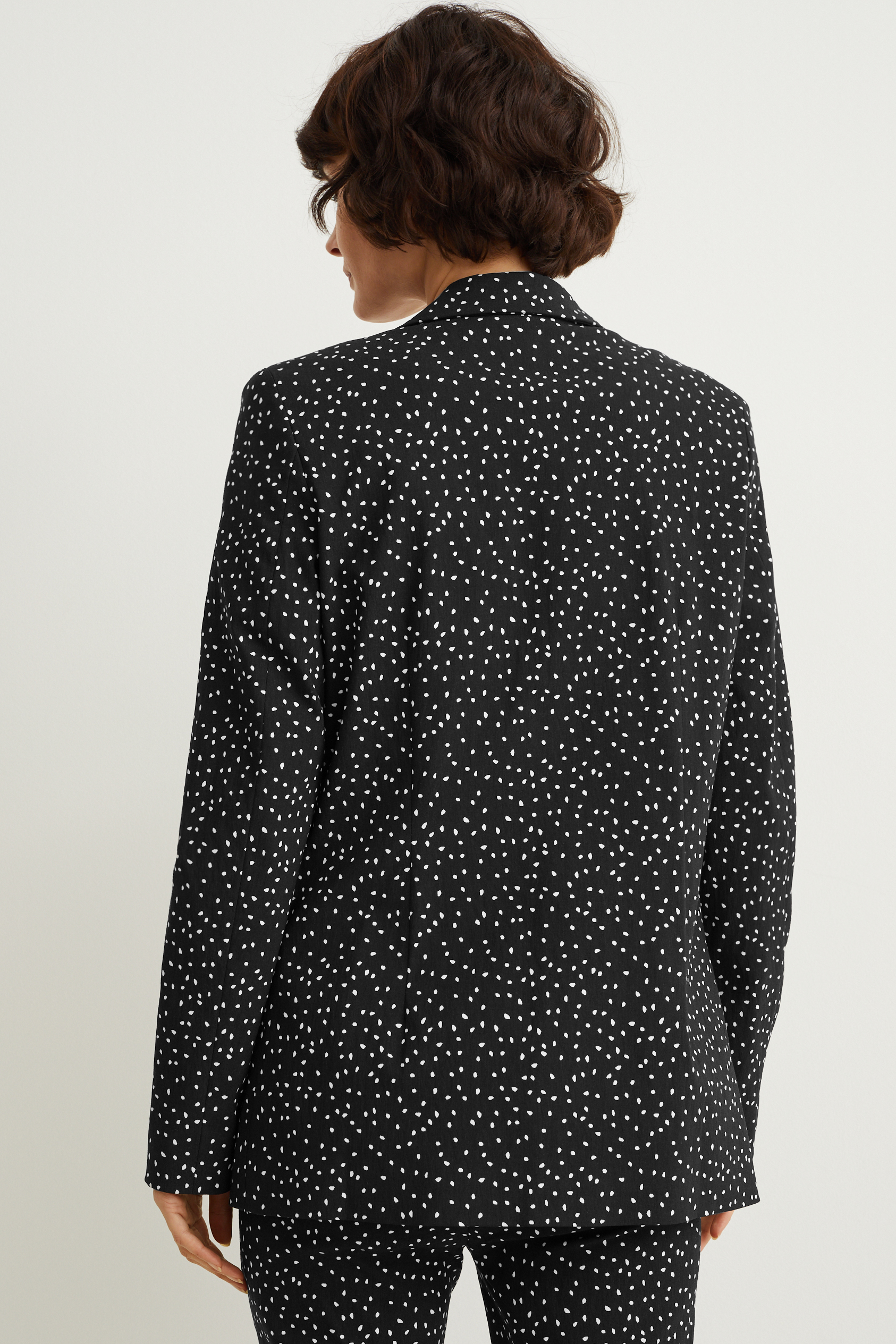 Blazer - relaxed fit - patterned