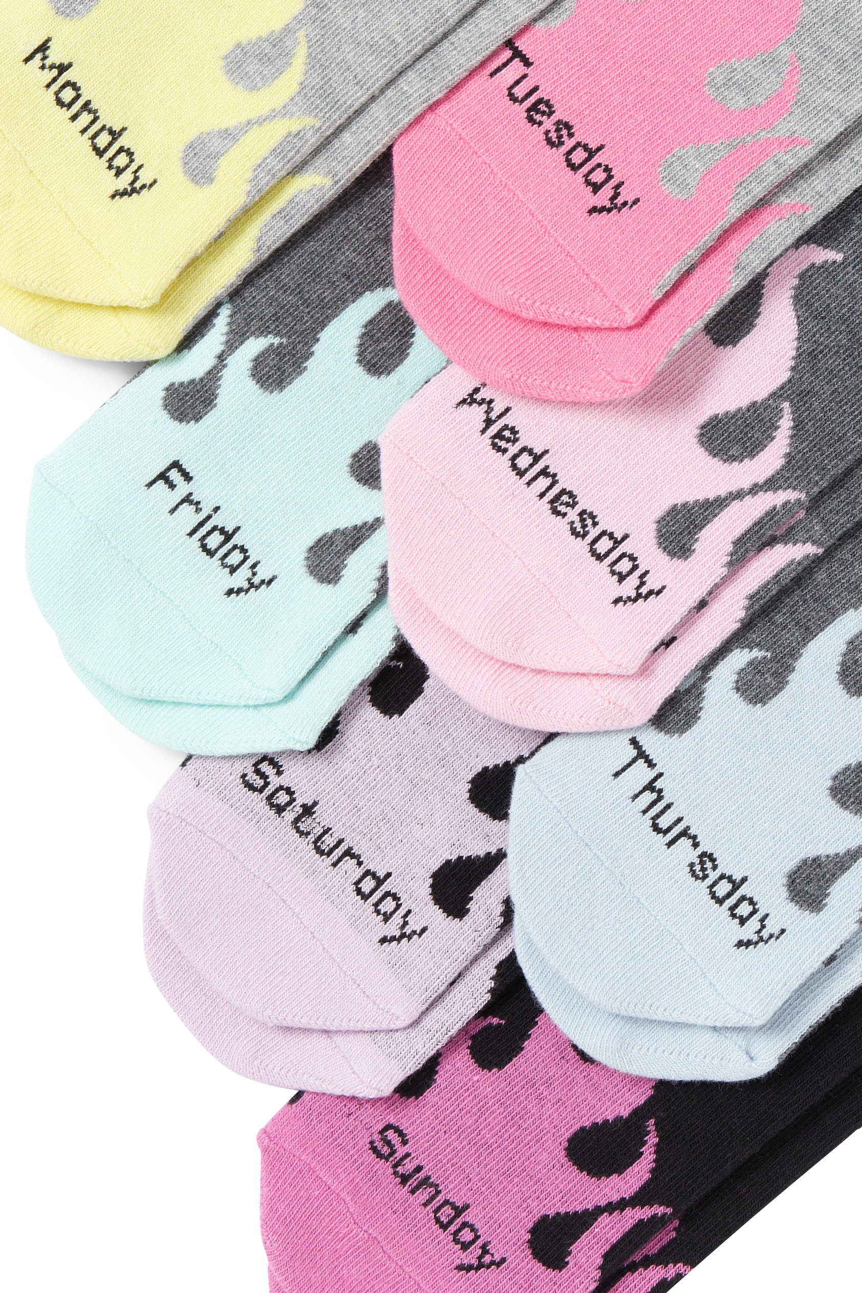 Multipack of 7 - days of the week - socks with motif