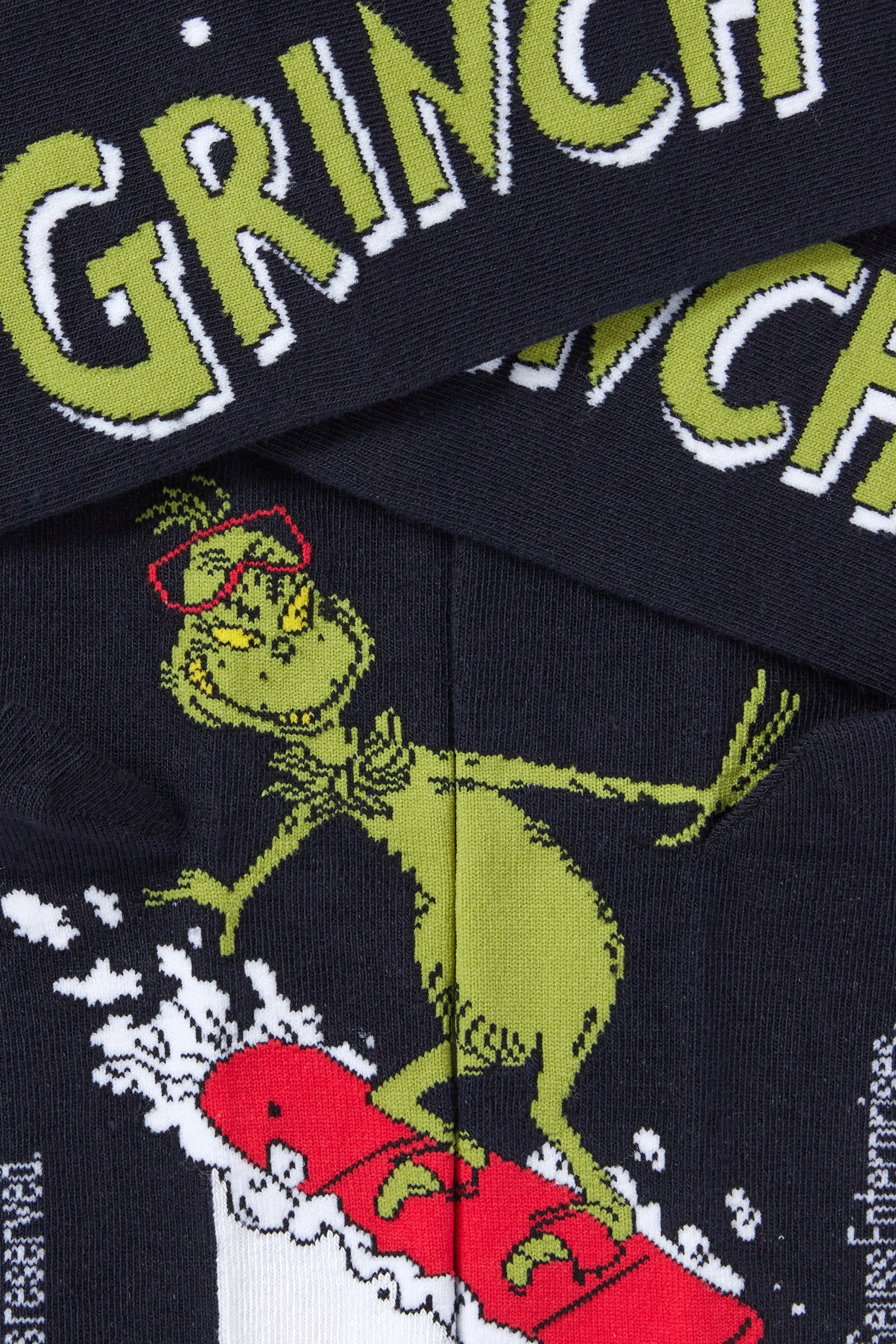 Multipack of 2 - Christmas socks with motif - The Grinch