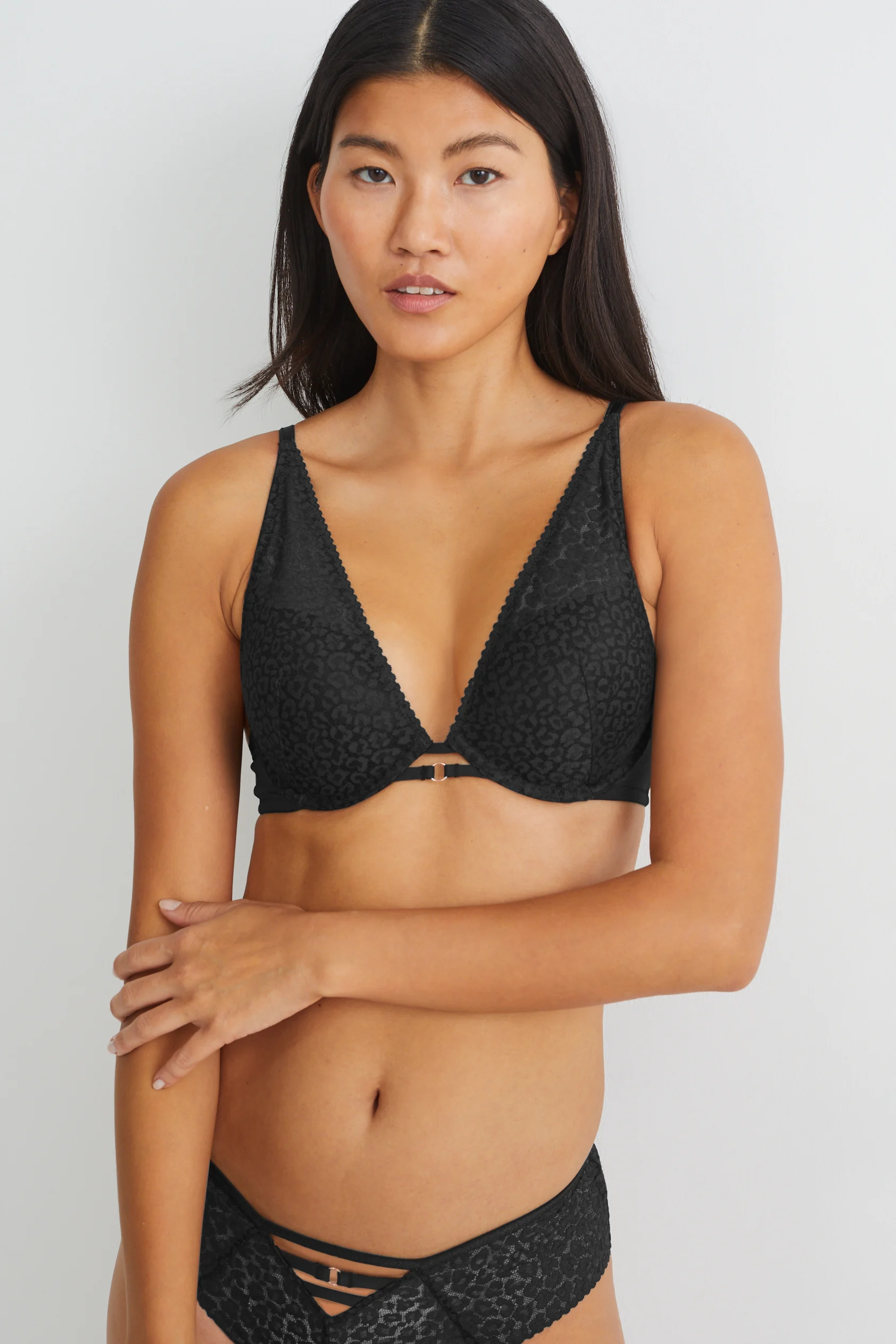 Underwire bra - PLUNGE - padded - push-up