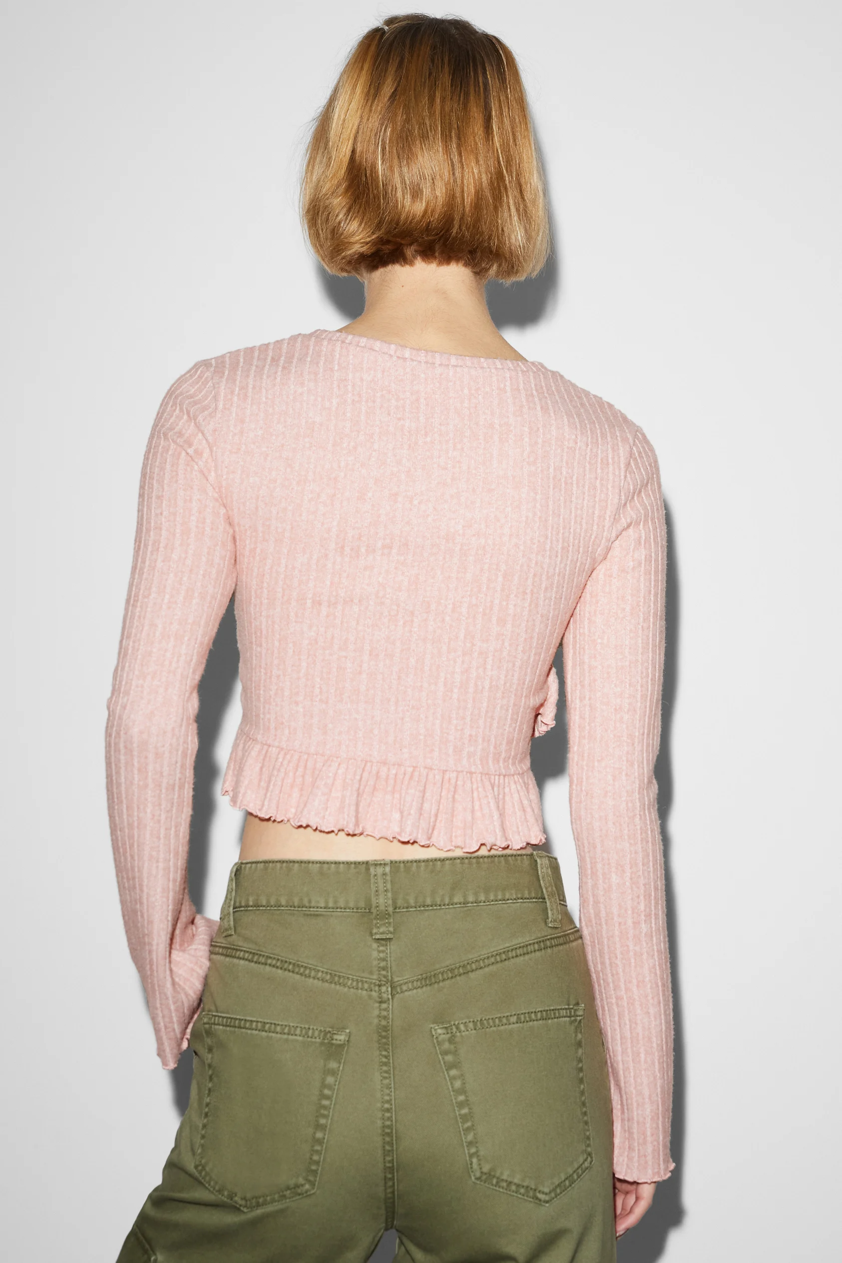 CLOCKHOUSE - cropped long sleeve top
