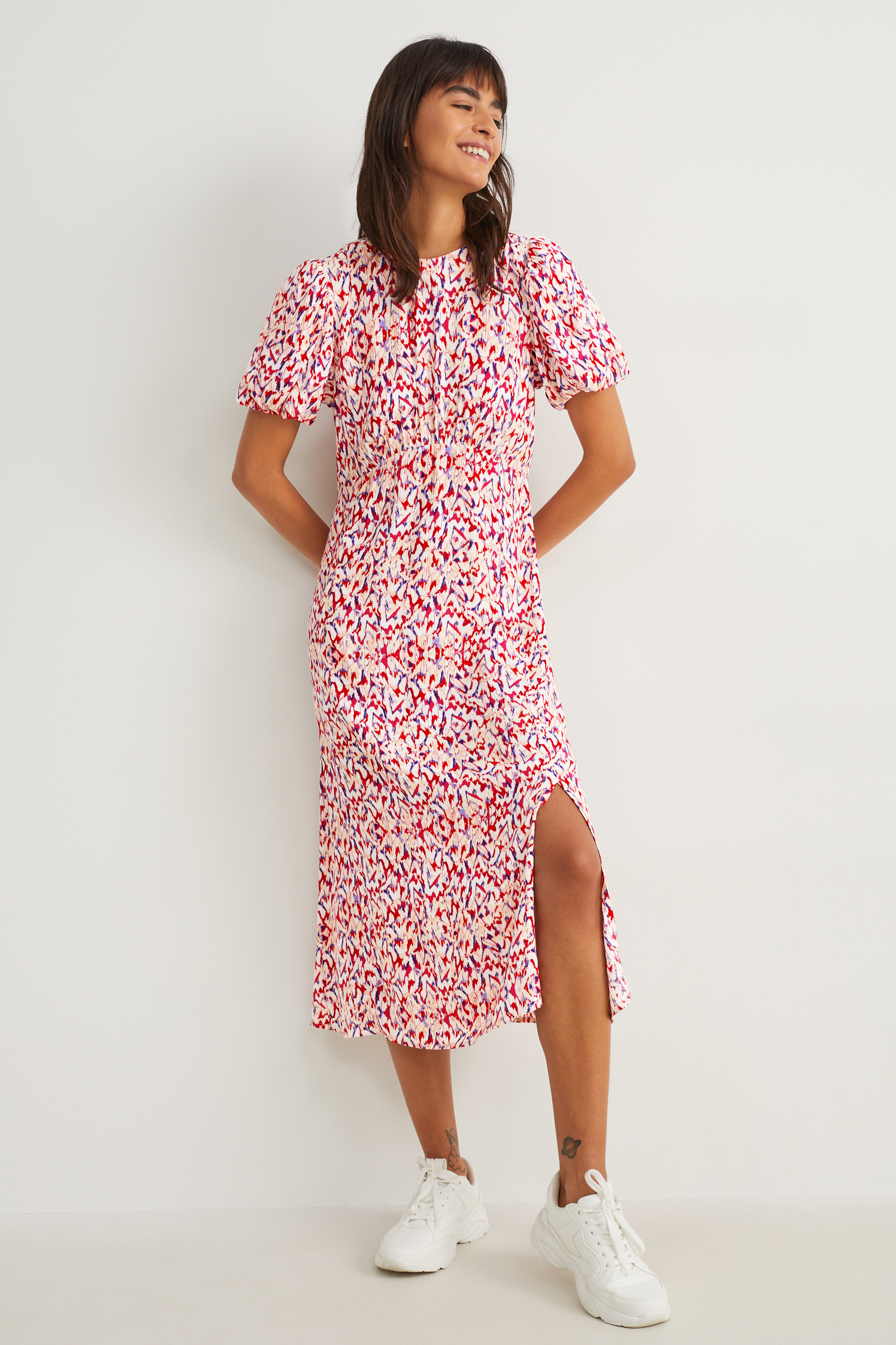 Empire dress - patterned