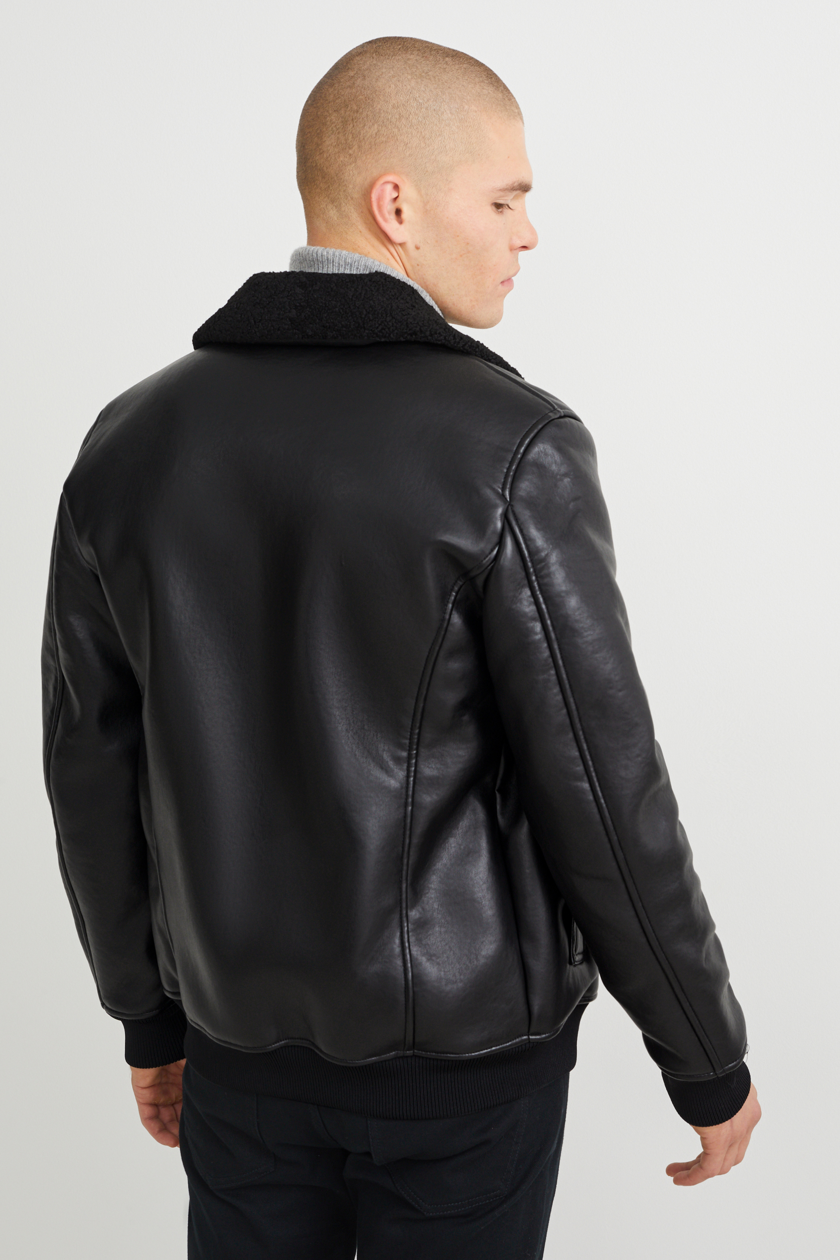 Bomber jacket - faux leather