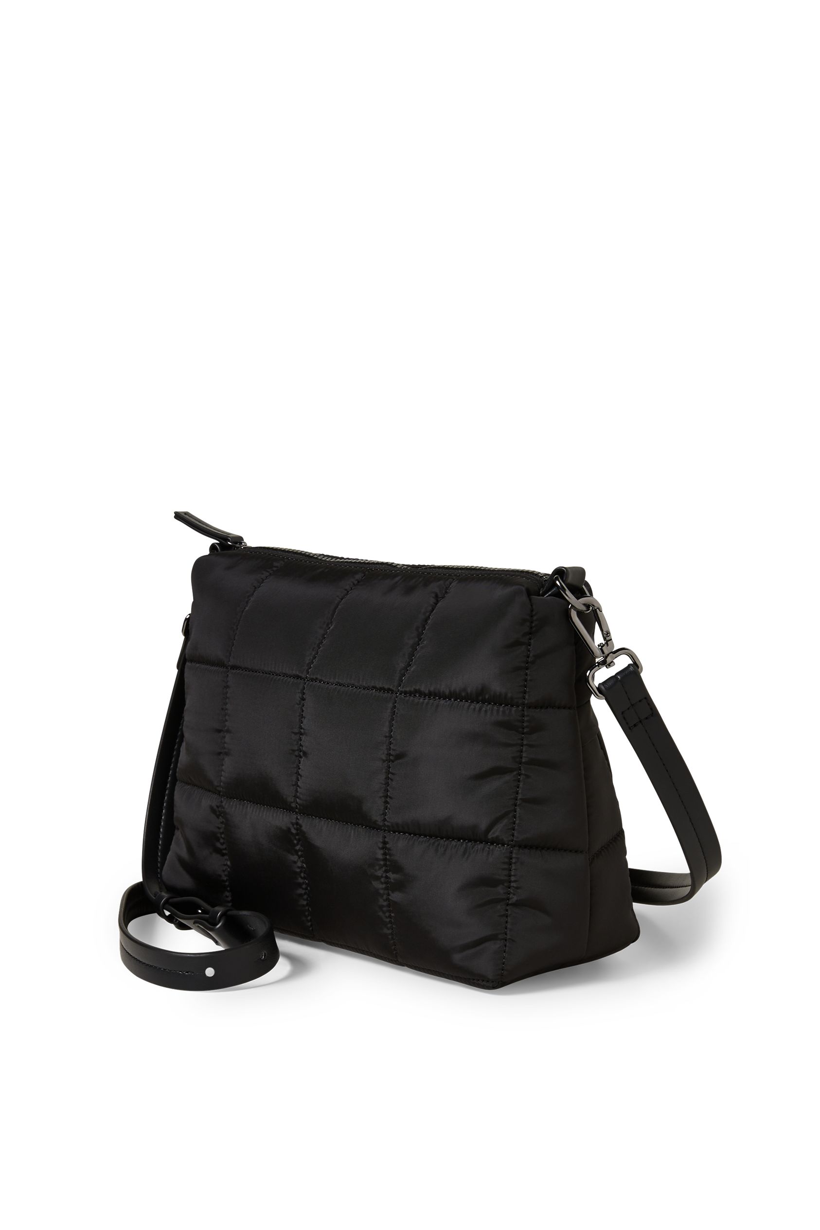 Quilted shoulder bag - recycled