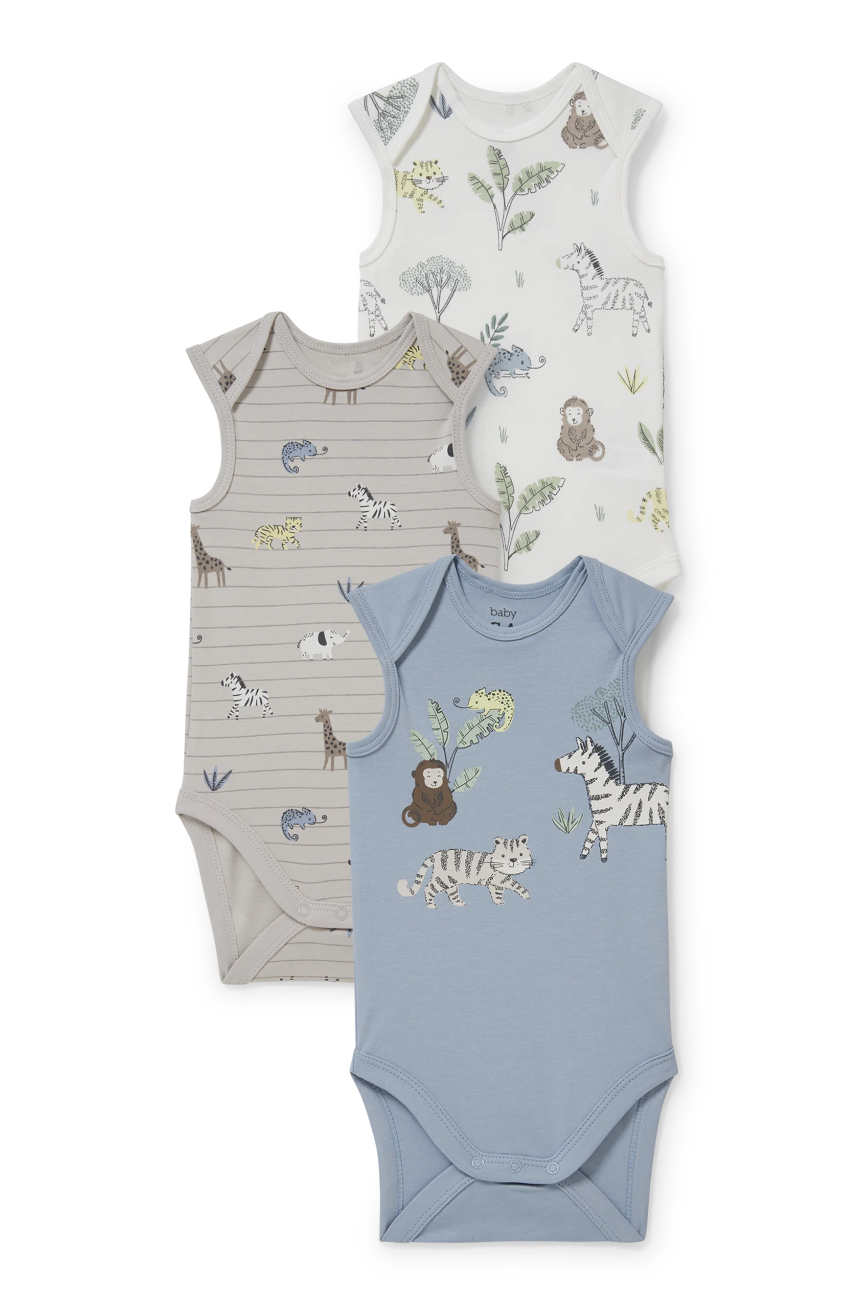 Multipack of 3 - baby bodysuit