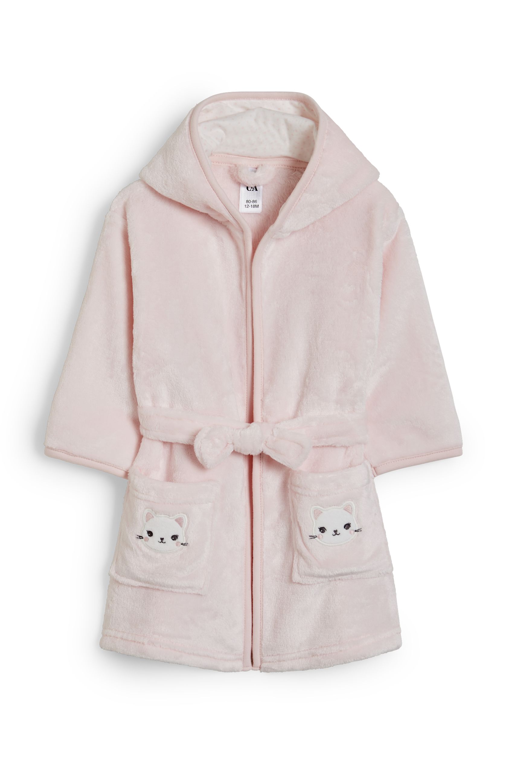 Kitten - bathrobe with hood