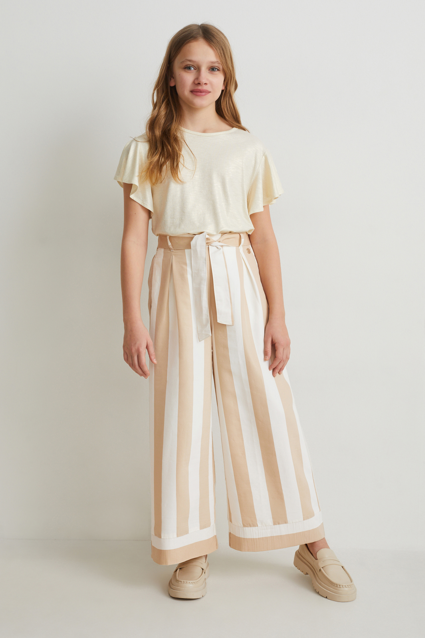 Cloth trousers - striped