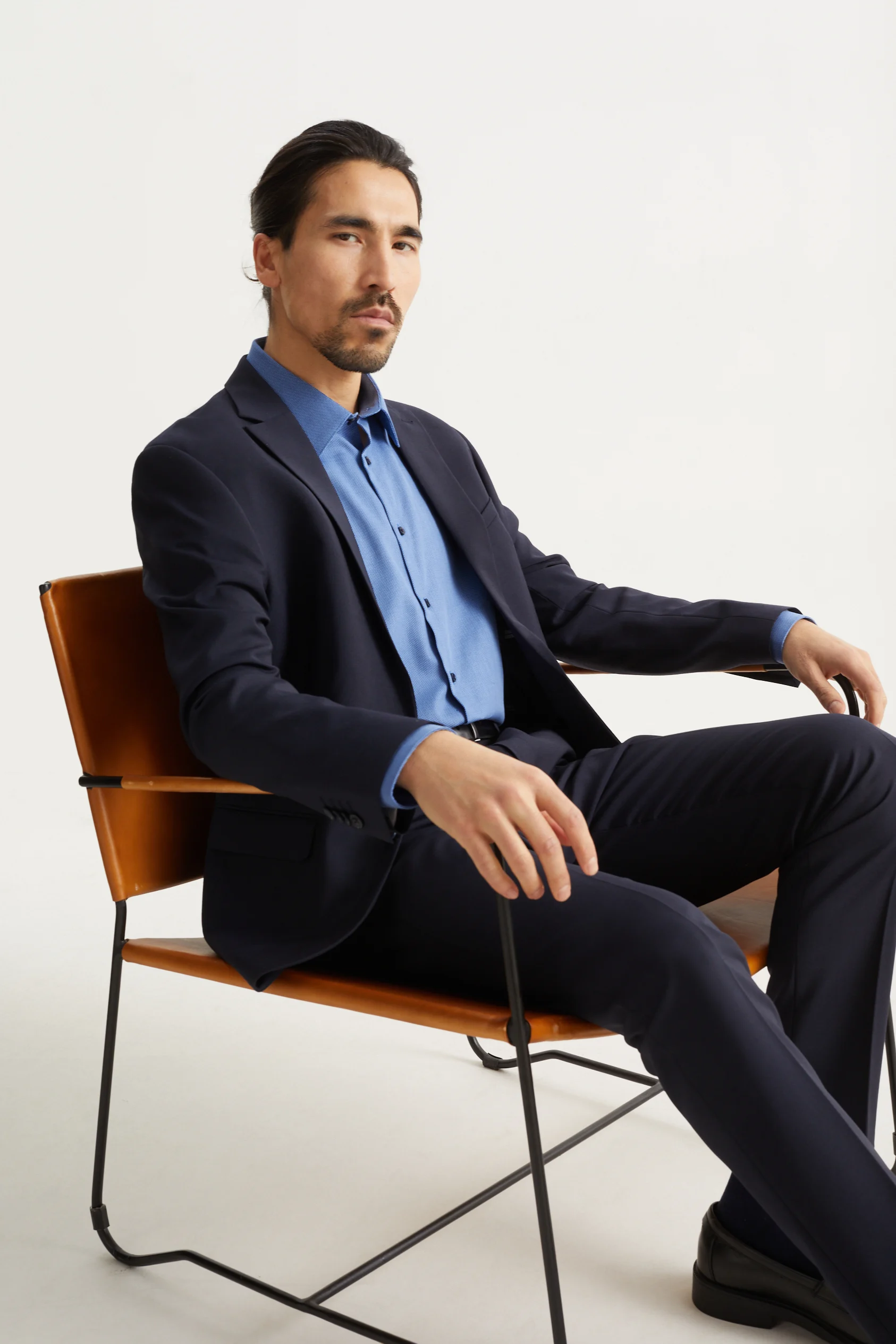 Business ko?ile - slim fit - kent - snadné ?ehlení - se vzorem