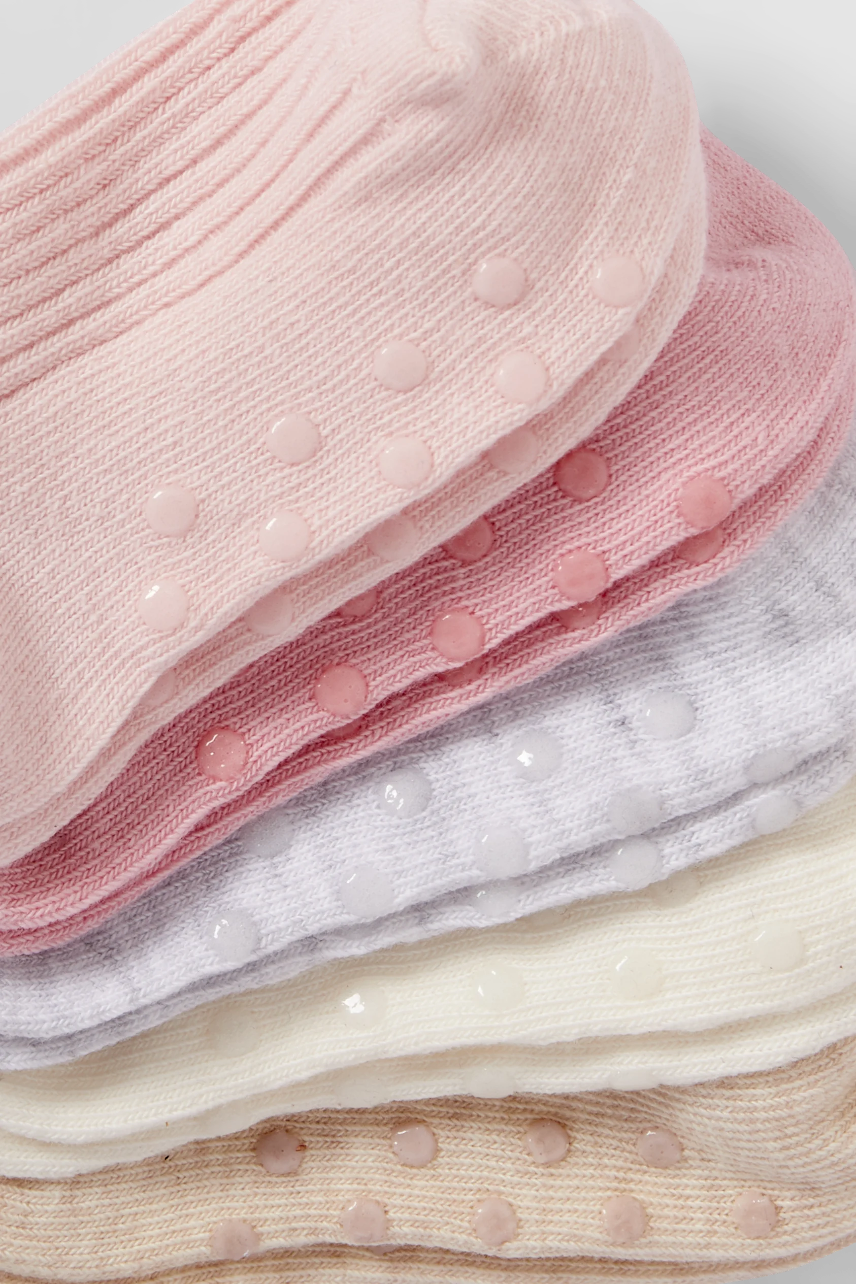 Multipack of 5 - baby non-slip socks