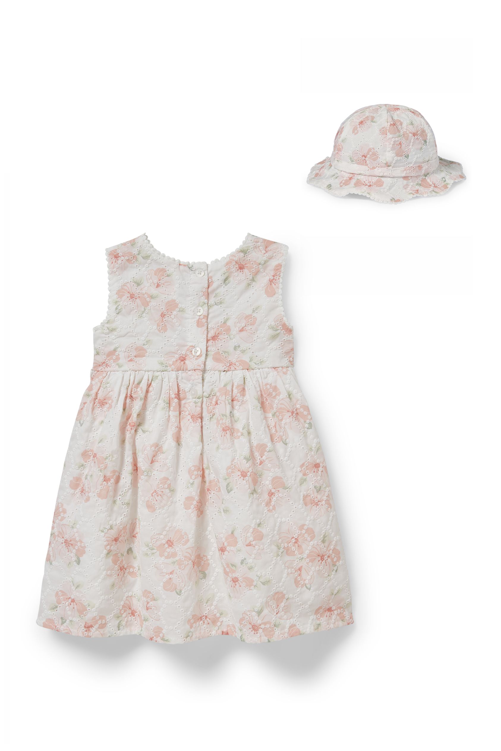 Baby outfit - 2 piece - floral