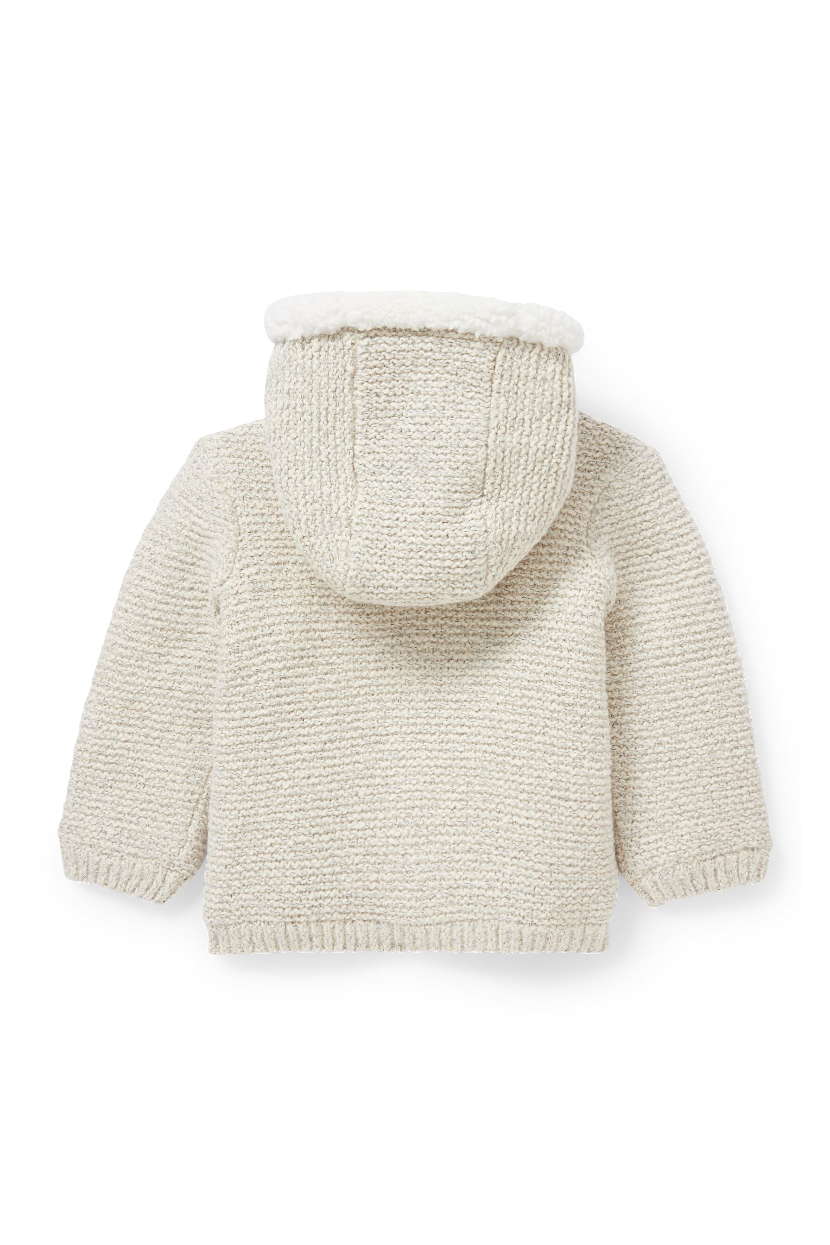 Baby cardigan with hood