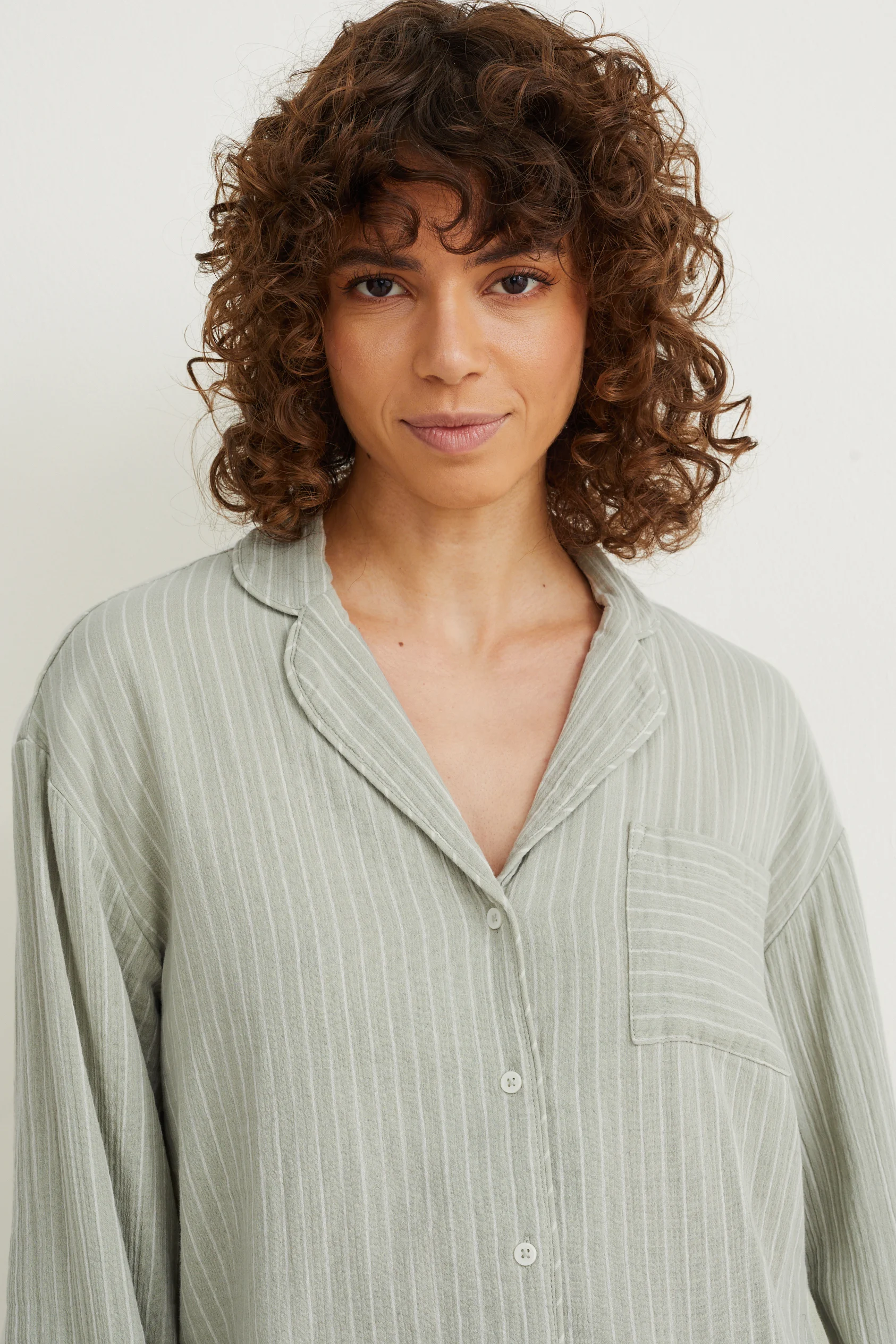 Pyjama top - striped